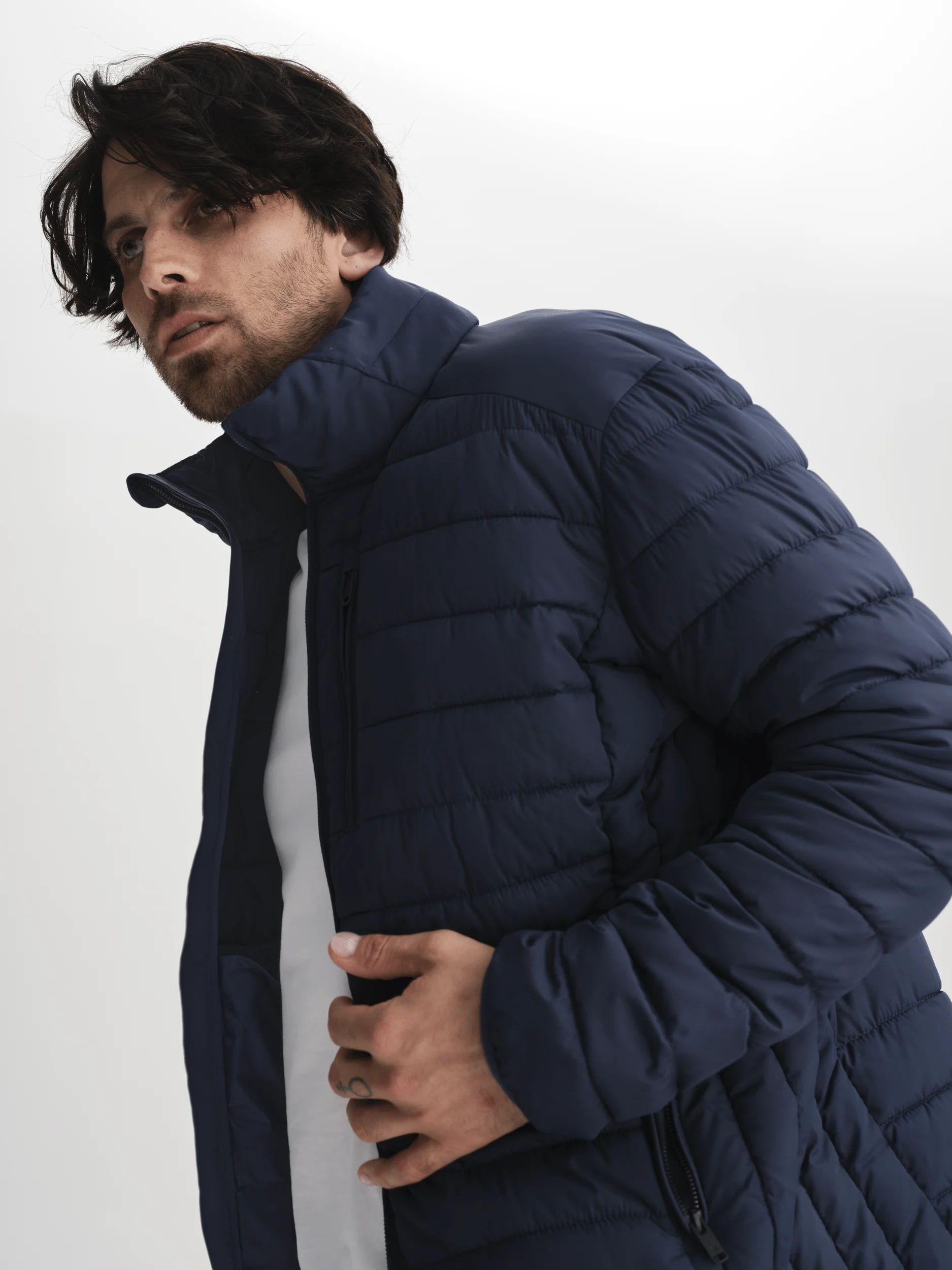 STONE LINER JACKET NAVY - Image 5