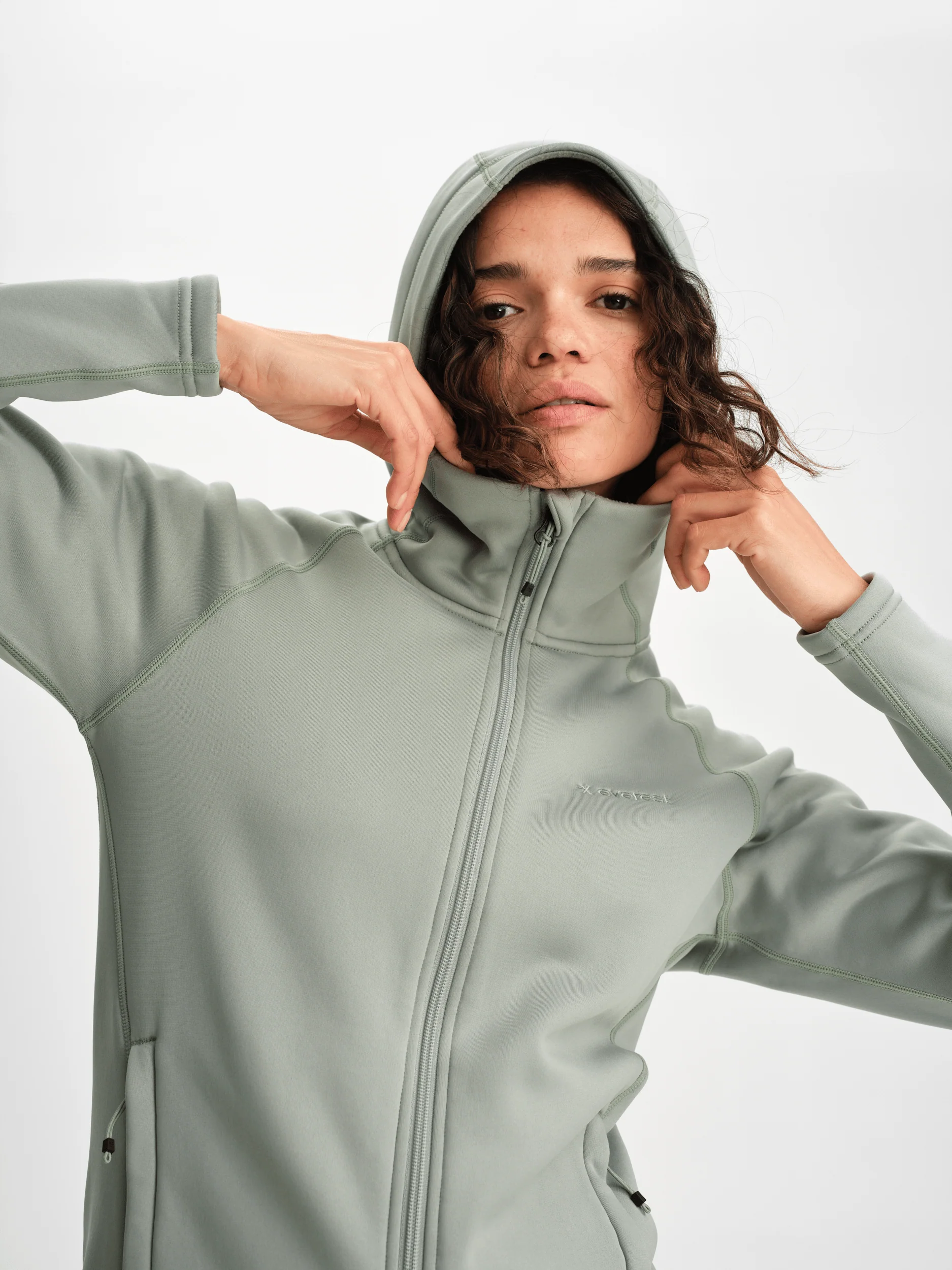 STRETCH HOOD SAGE MIST - Image 3