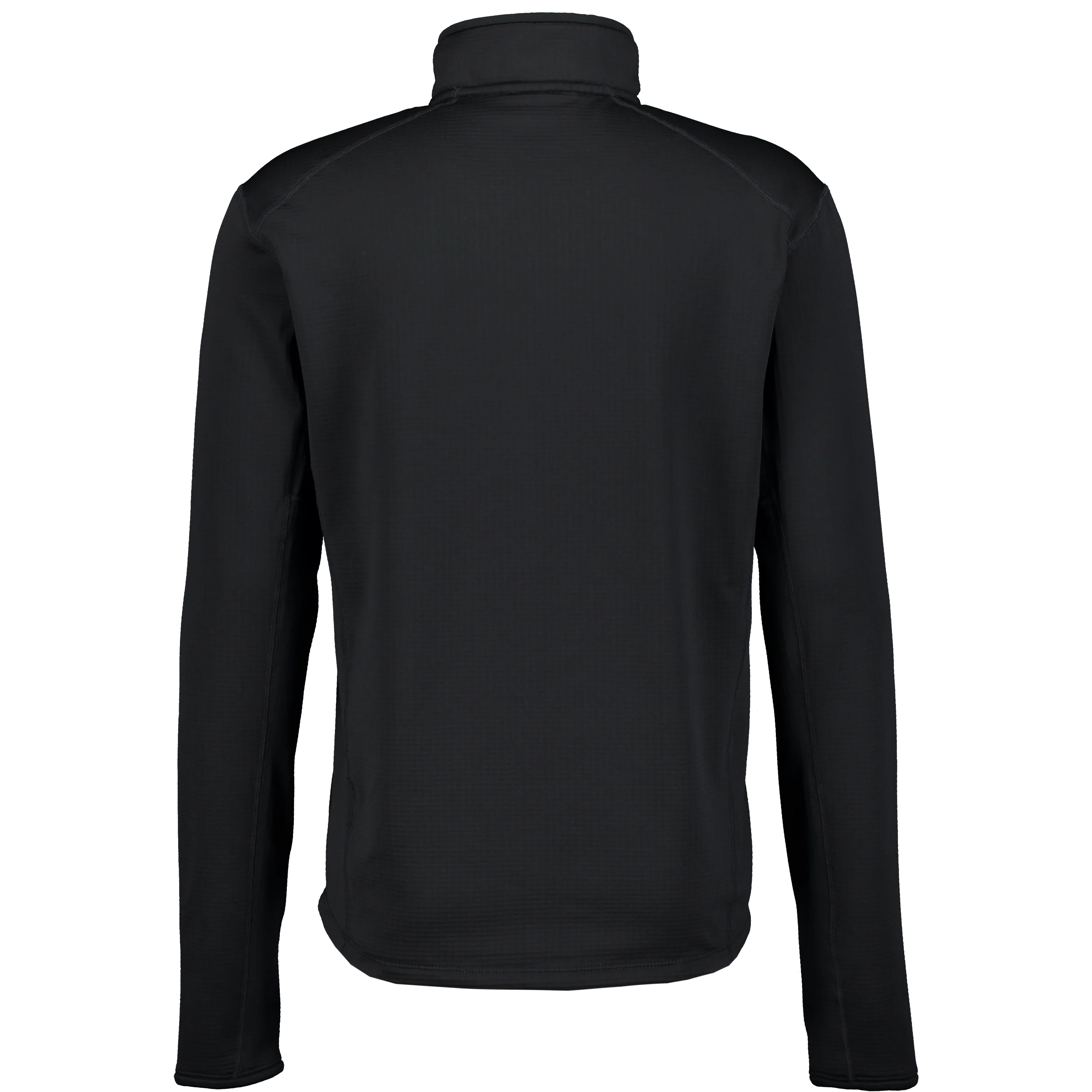STRUCTURED QUARTER ZIP SWEATER BLACK - Image 7
