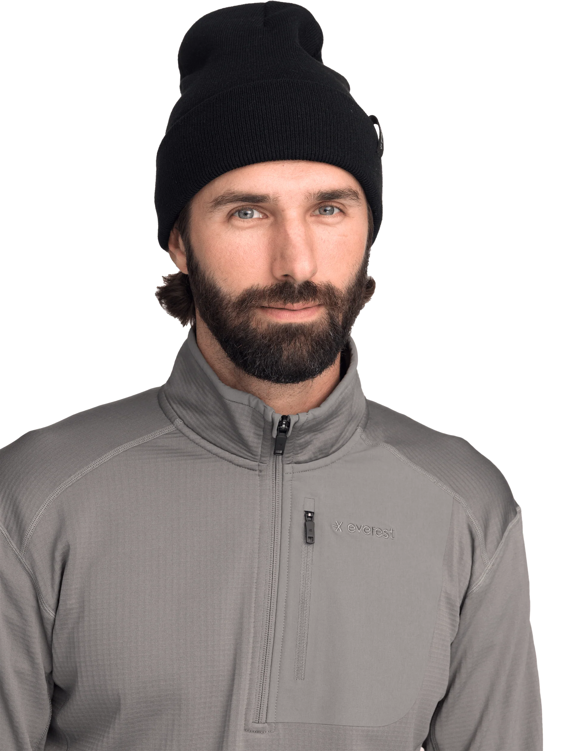STRUCTURED QUARTER ZIP SWEATER GREEN - Image 4