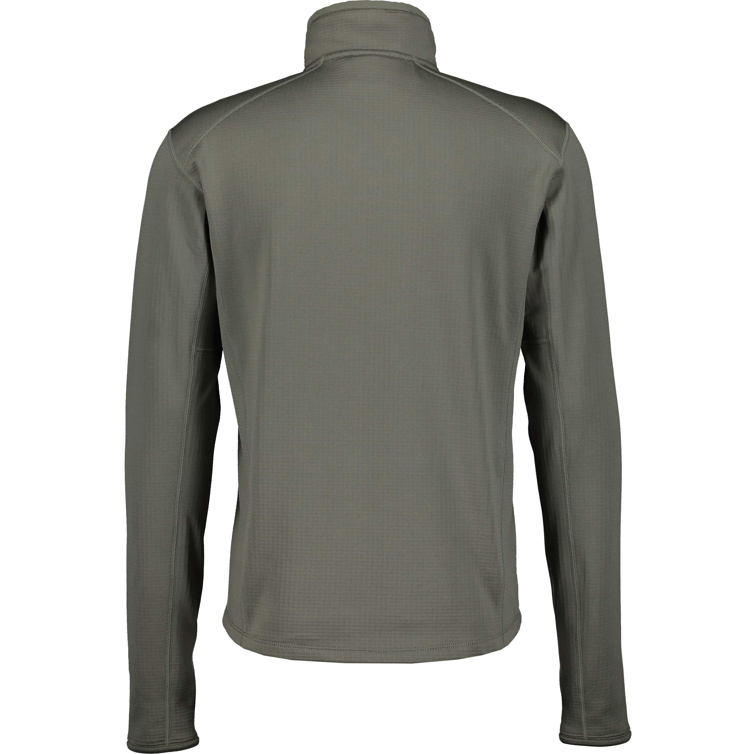 STRUCTURED QUARTER ZIP SWEATER GREEN - Image 7