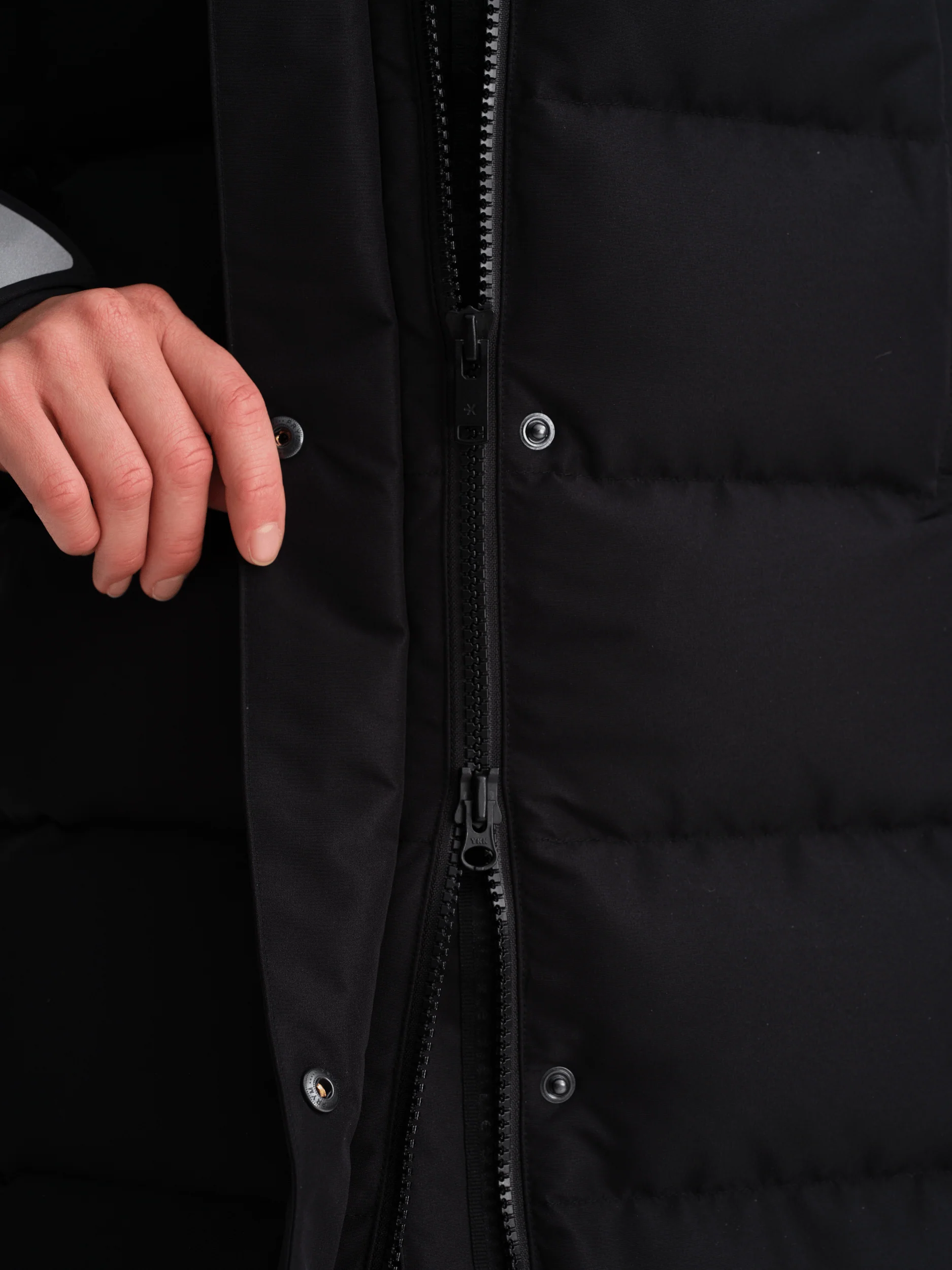 ULTRA LONG DOWN PARKA BLACK - Image 2