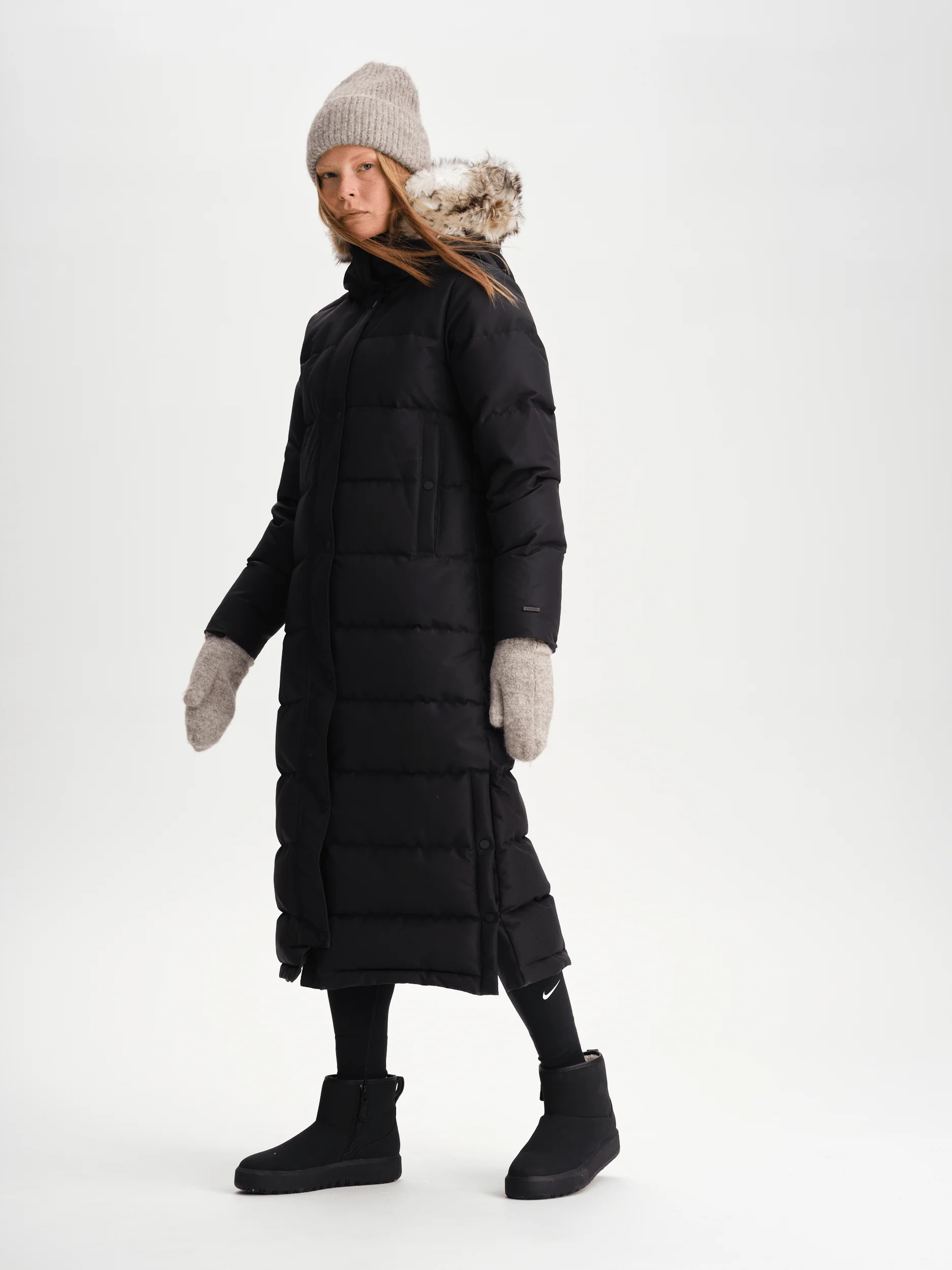 ULTRA LONG DOWN PARKA BLACK - Image 5