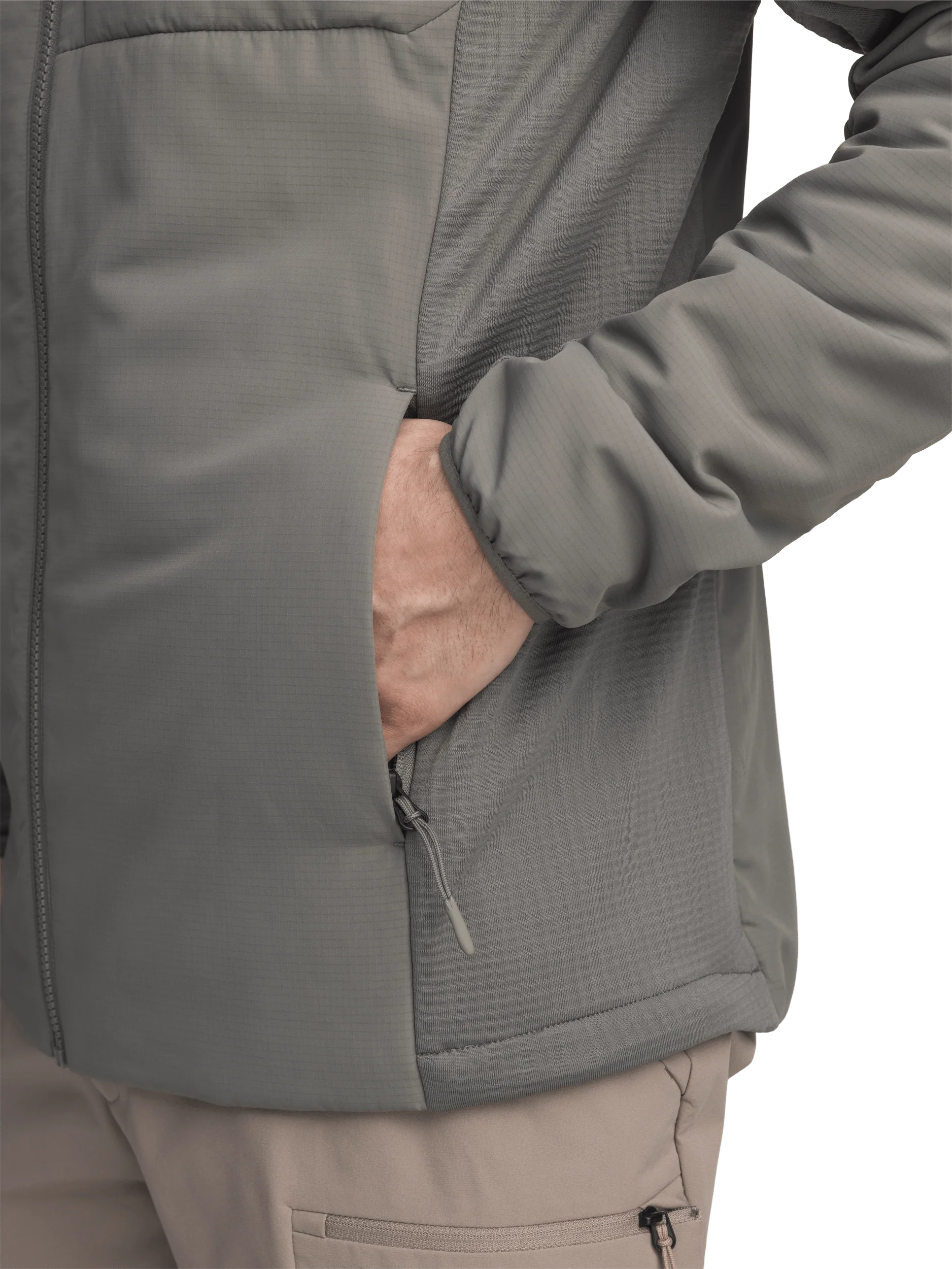 VENTURE HYBRID JACKET KHAKI GREY MEN - Image 5