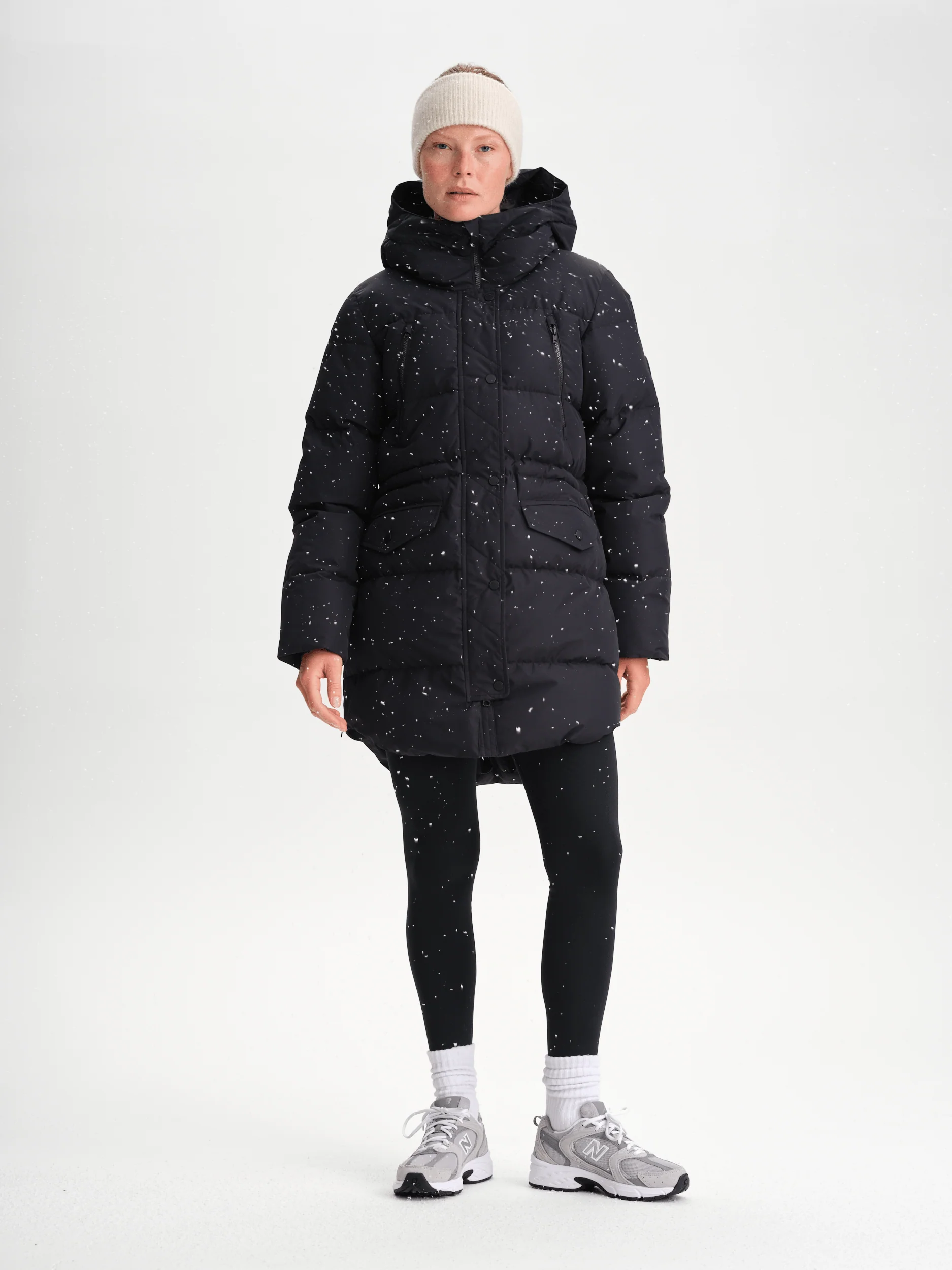WARM PARKA BLACK WOMEN - Image 2