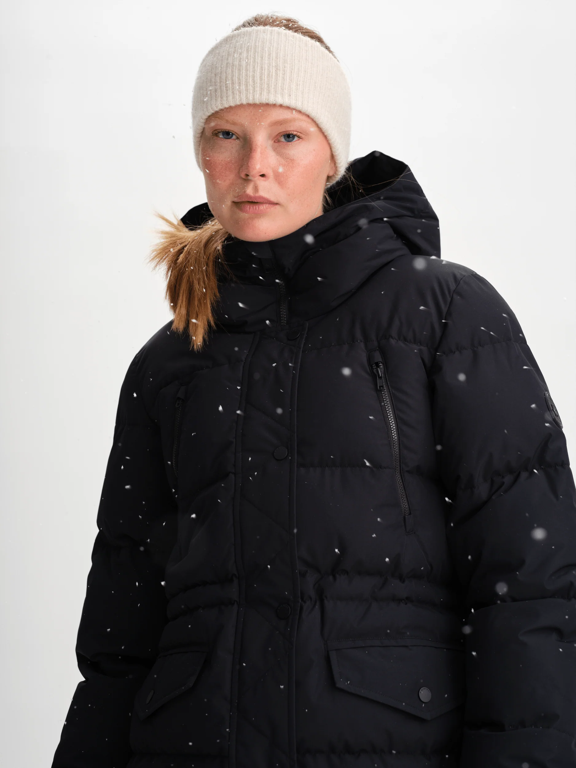 WARM PARKA BLACK WOMEN - Image 4