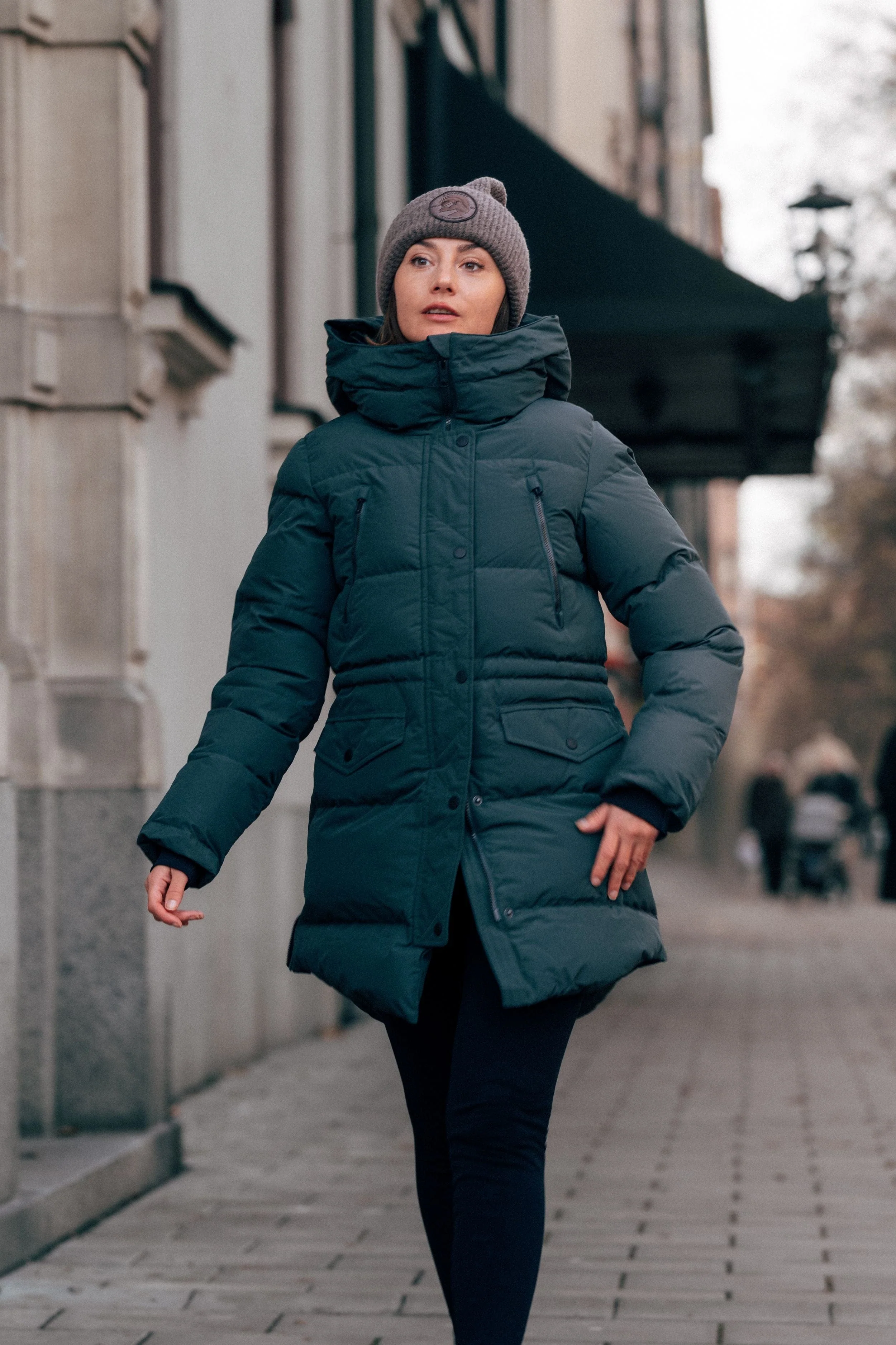 WARM PARKA DARK GREEN - Image 11