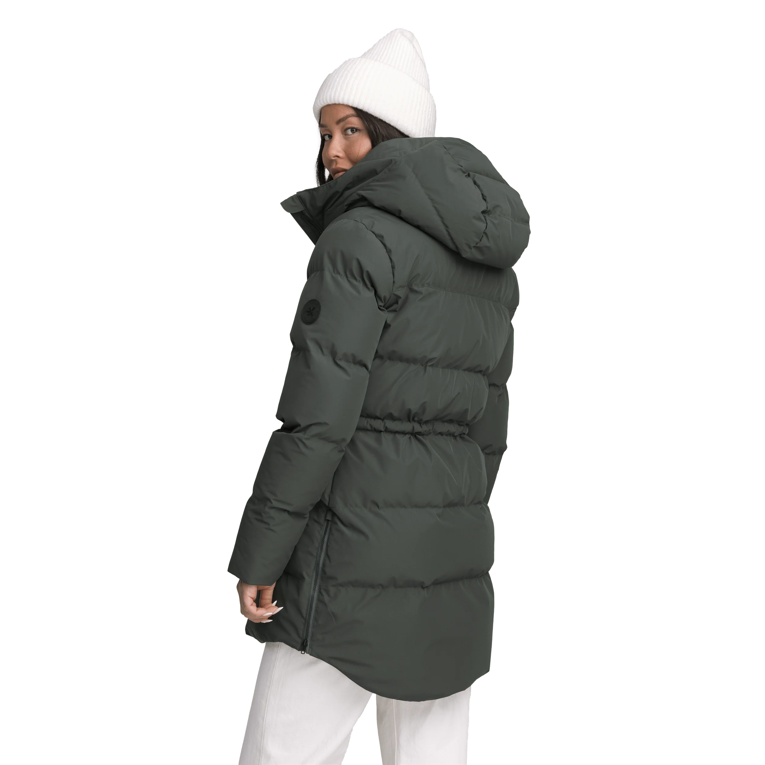 WARM PARKA DARK GREEN - Image 3