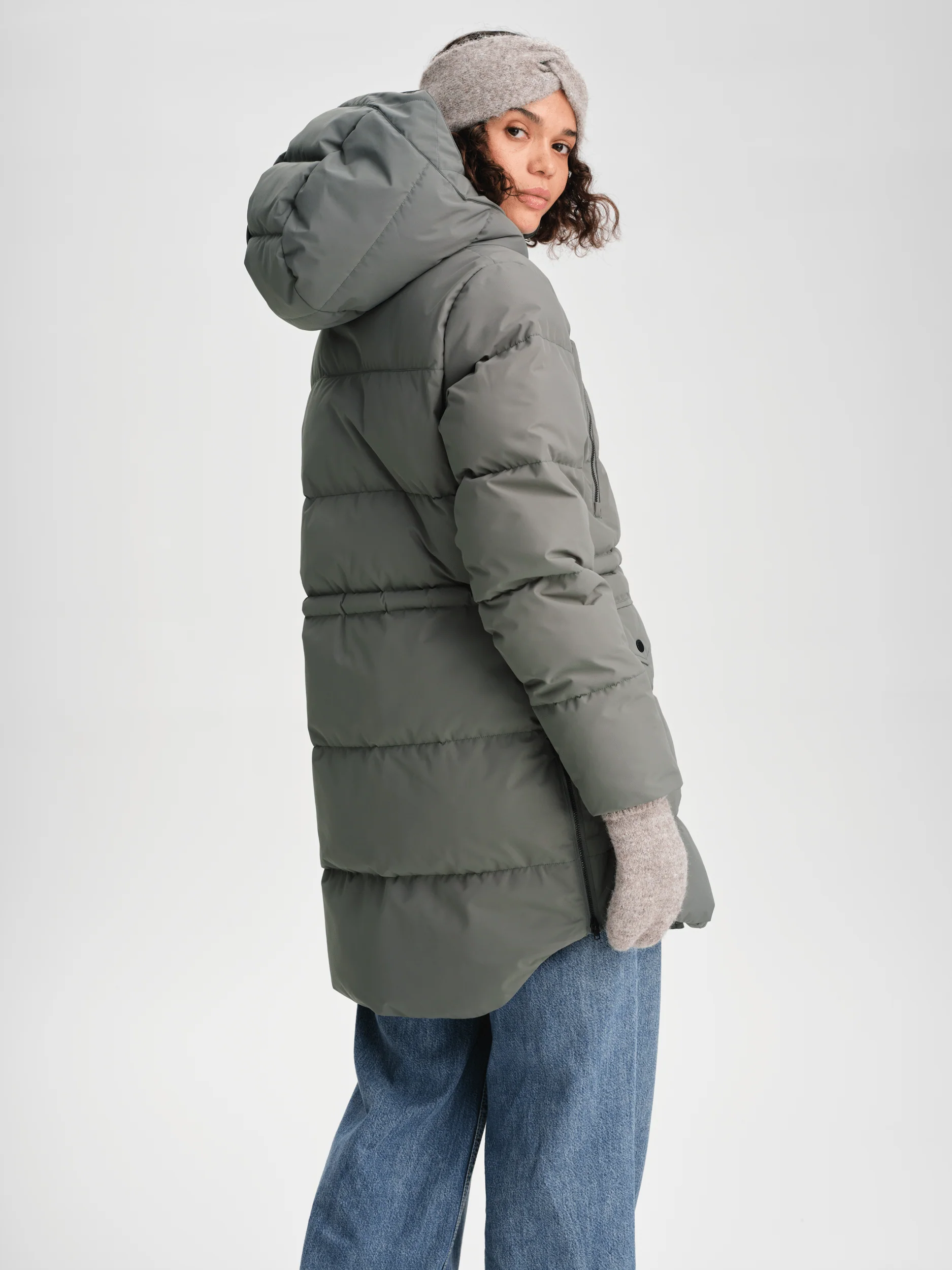 WARM PARKA KHAKI GREY - Image 3