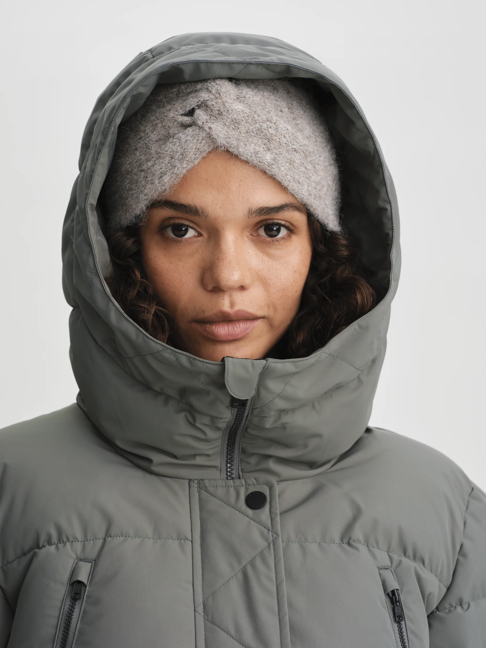 WARM PARKA KHAKI GREY - Image 4
