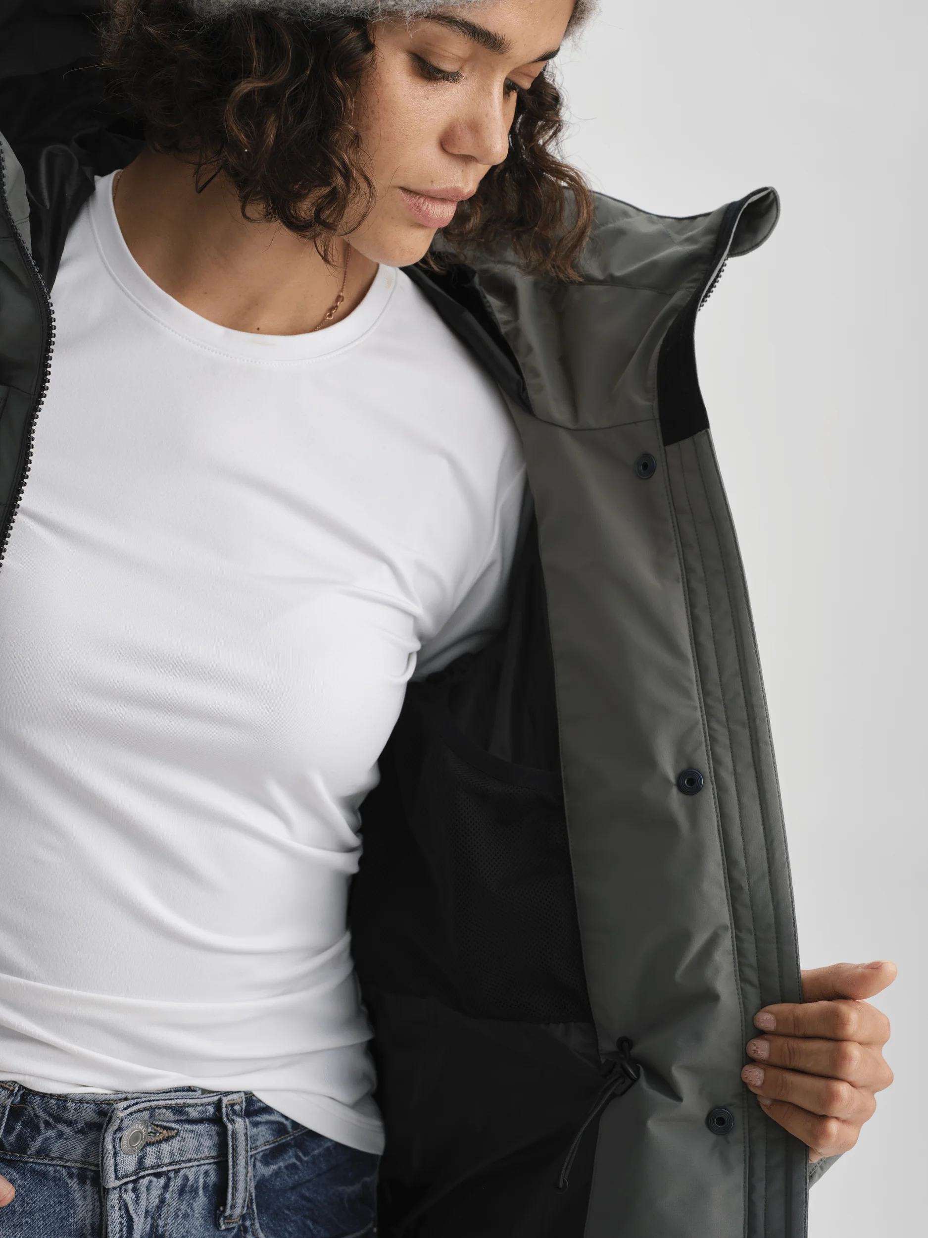 WARM PARKA KHAKI GREY - Image 6
