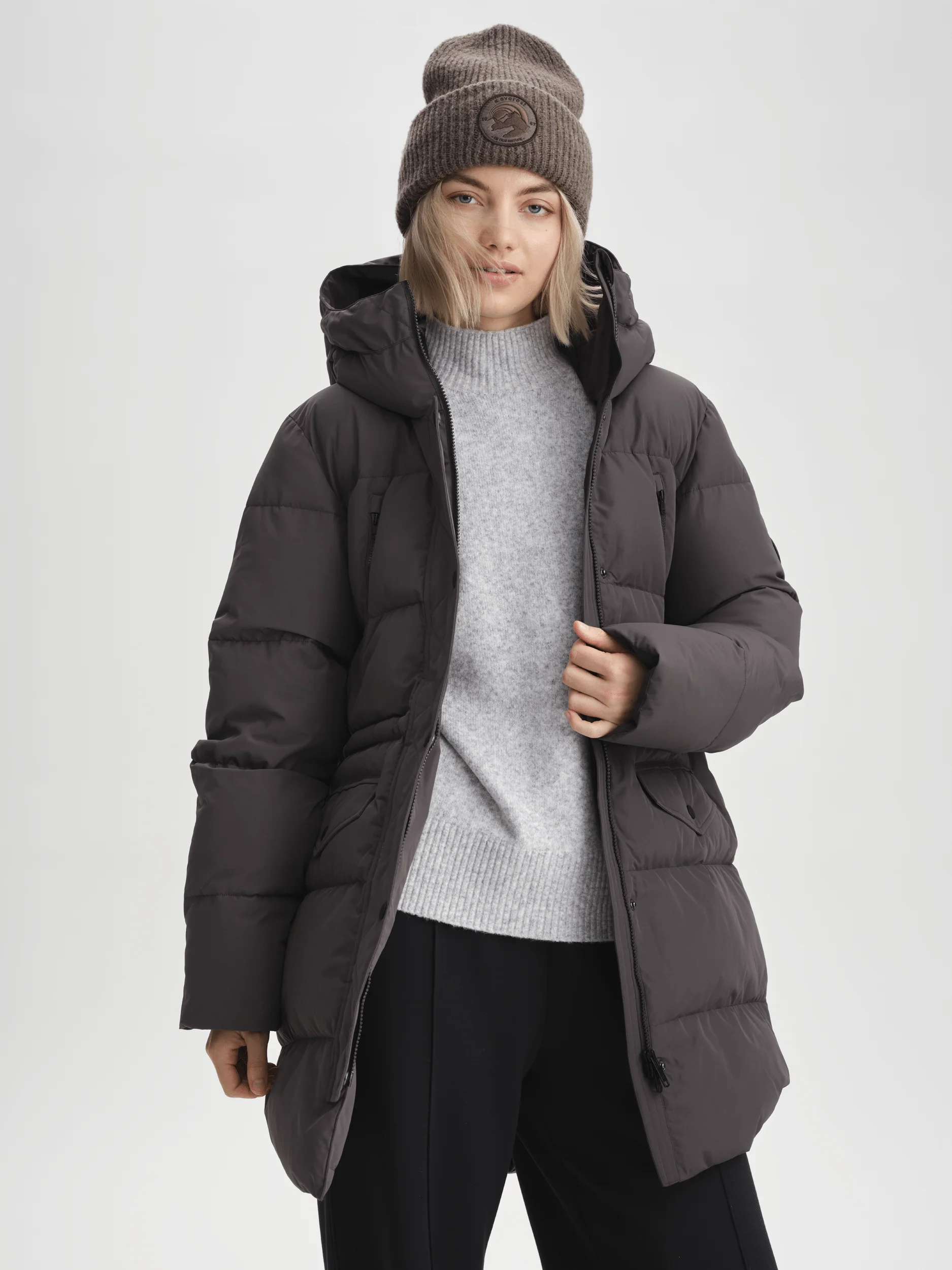 WARM PARKA PLUM SLATE