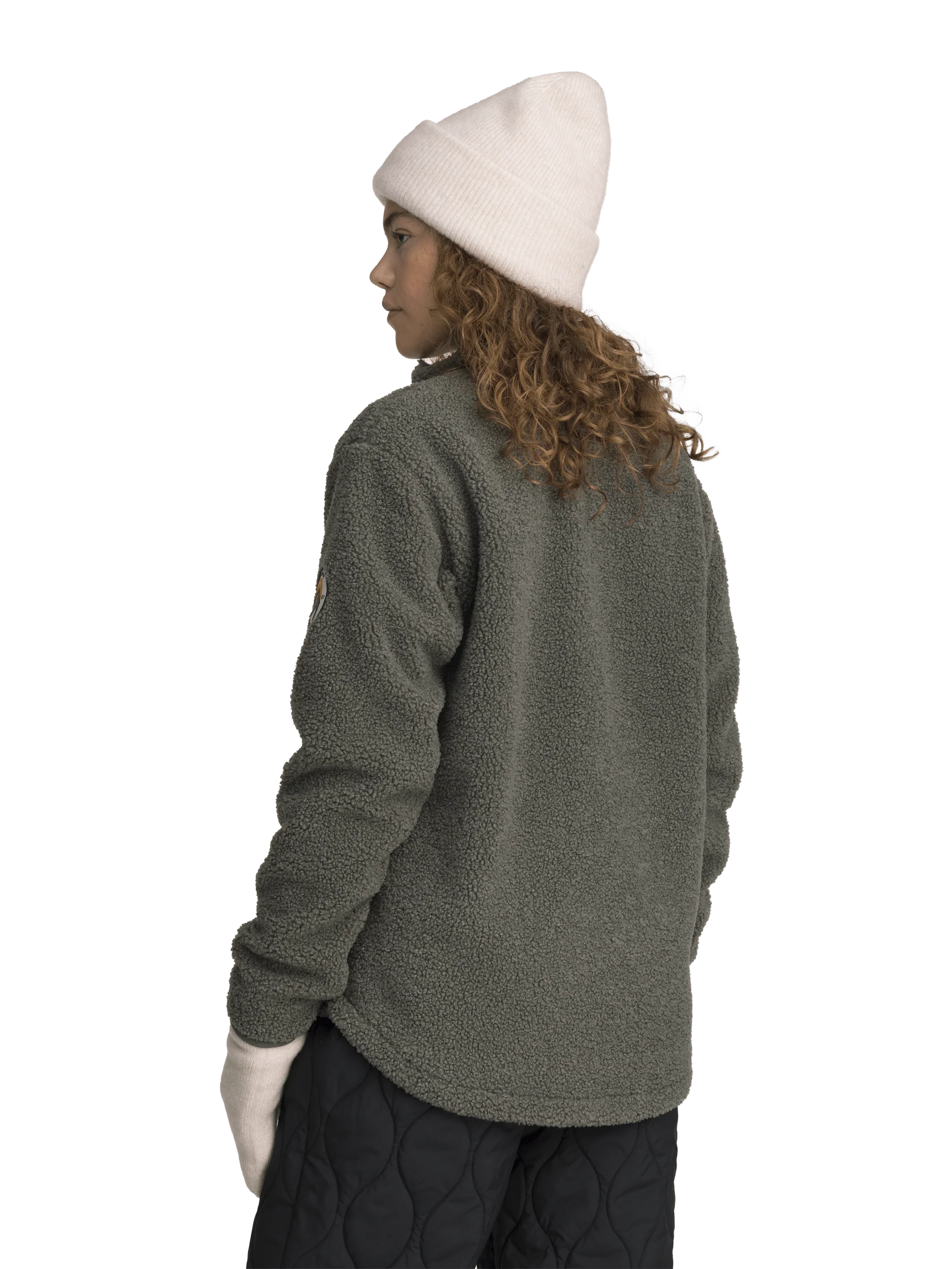WILA PILE SHIRT KHAKI GREY - Image 10