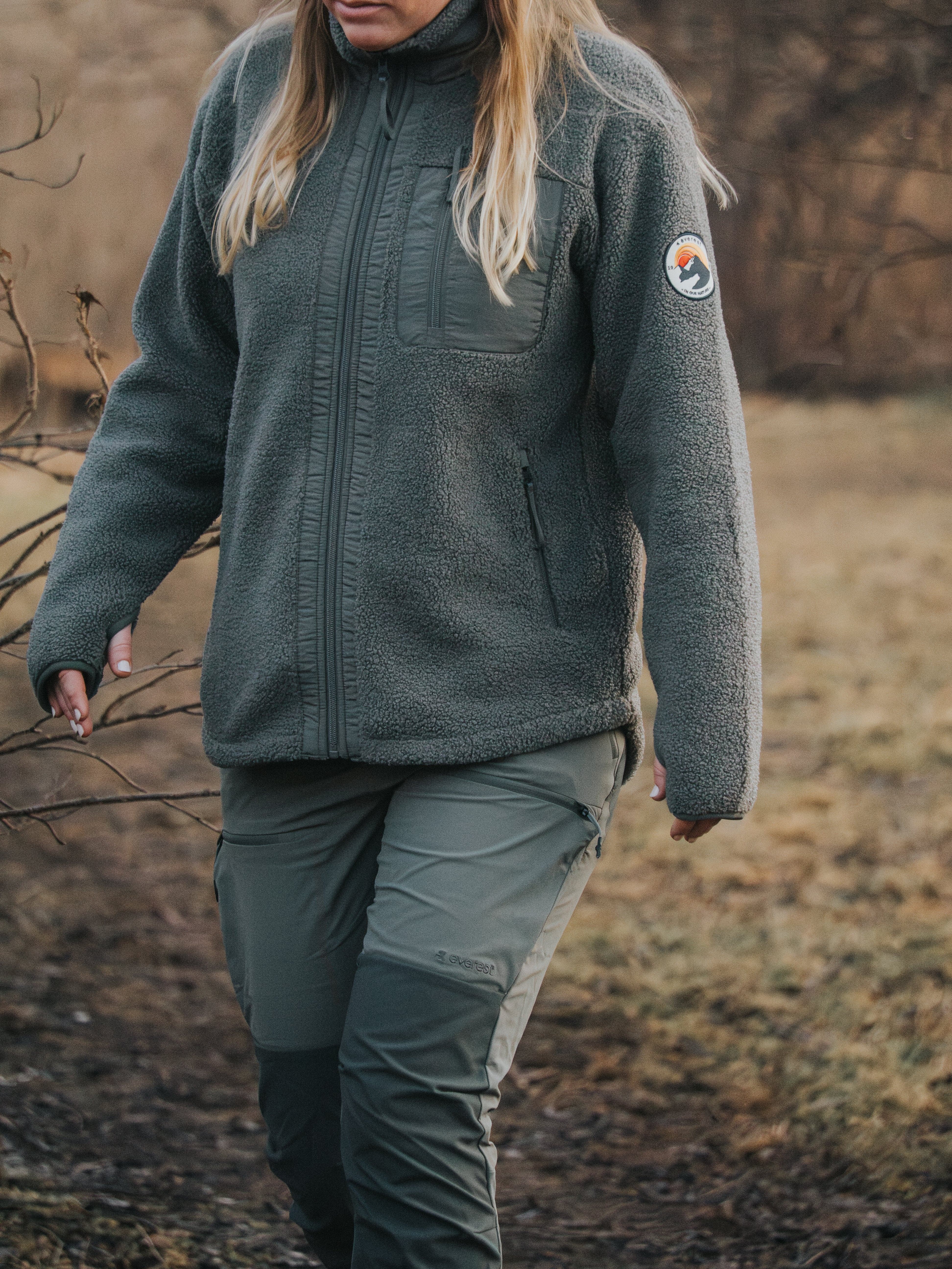 WILA PILE SHIRT KHAKI GREY - Image 6
