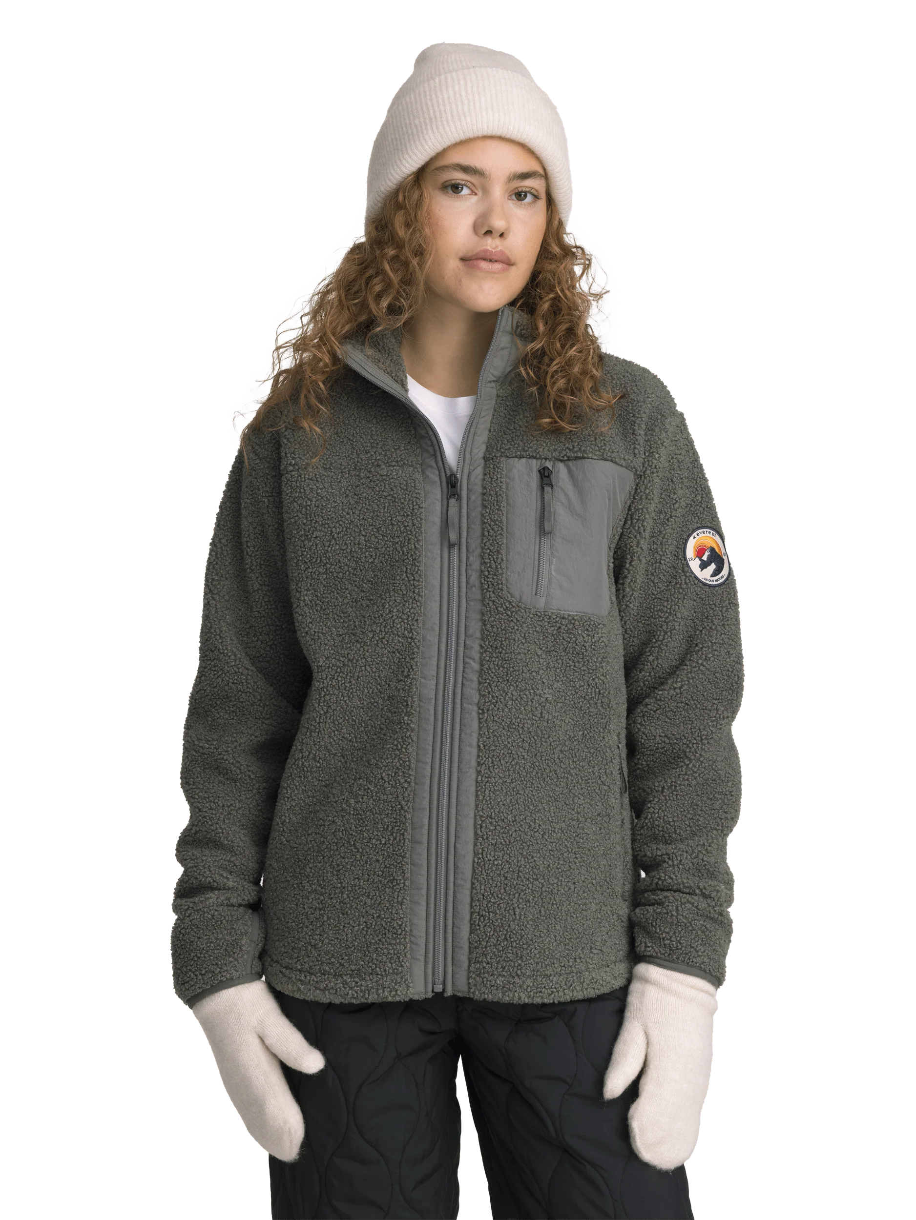 WILA PILE SHIRT KHAKI GREY - Image 8