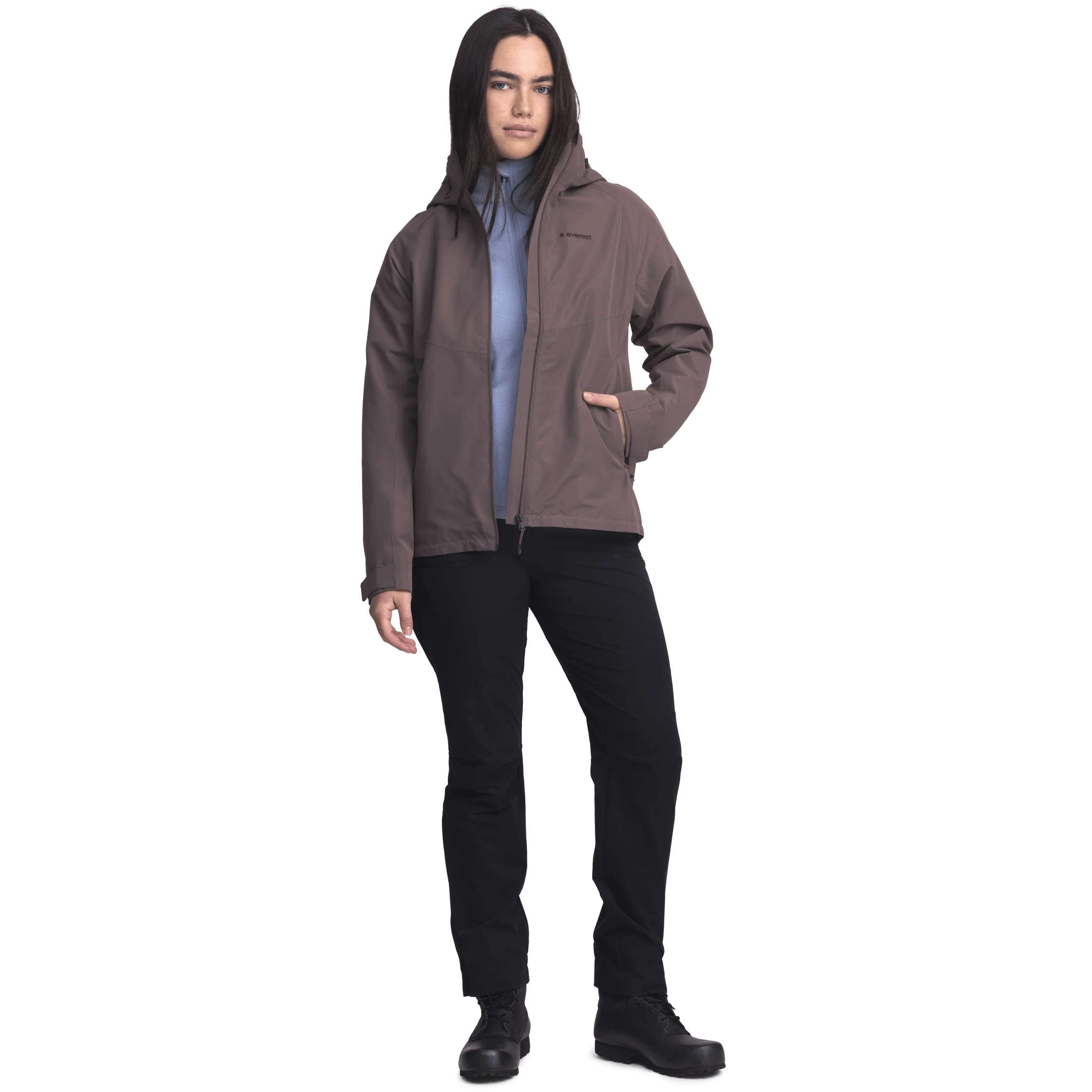 WOMENS ALLROUND JACKET ASH PURPLE - Image 3