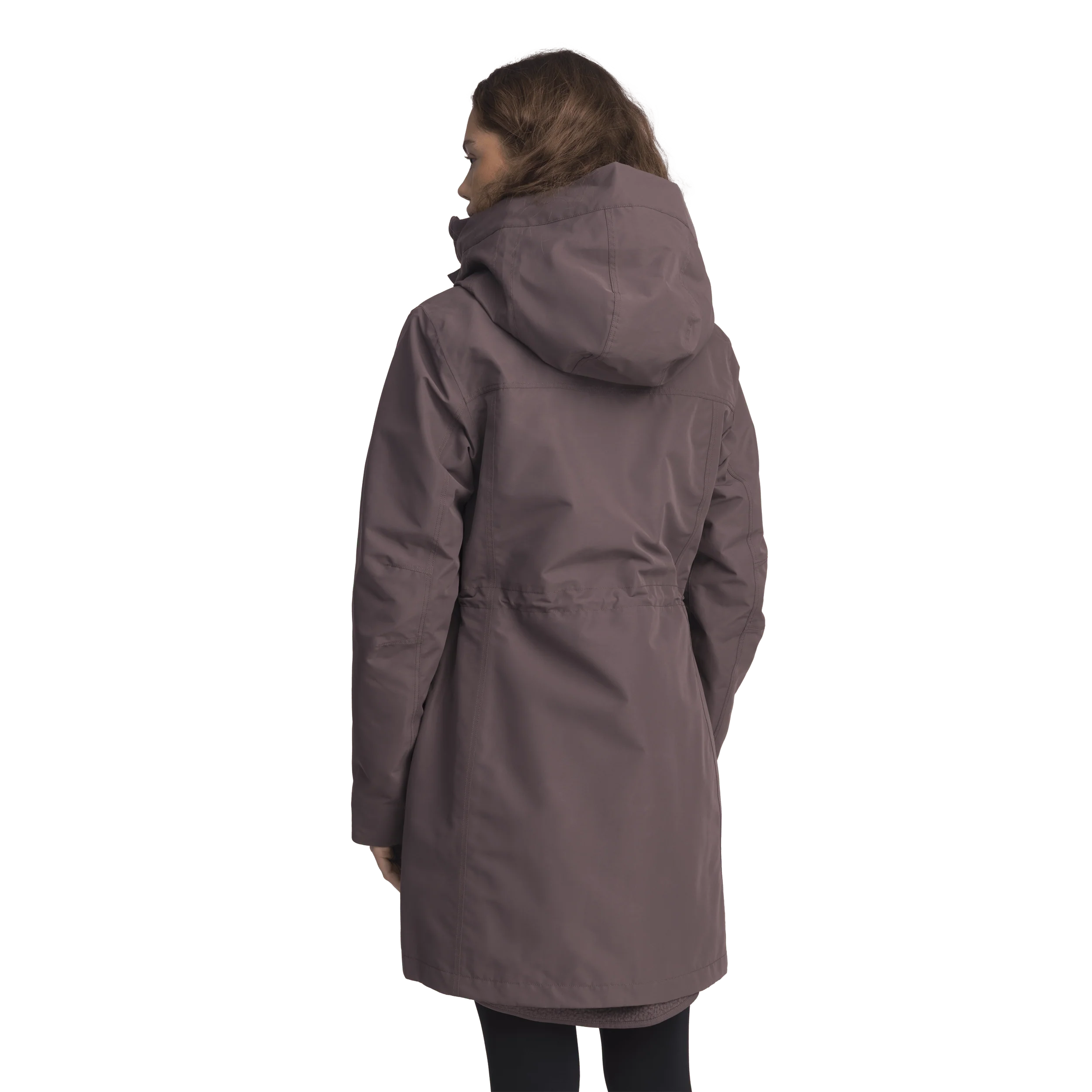 WOMENS FUNCTION PARKA ASH PURPLE - Image 3