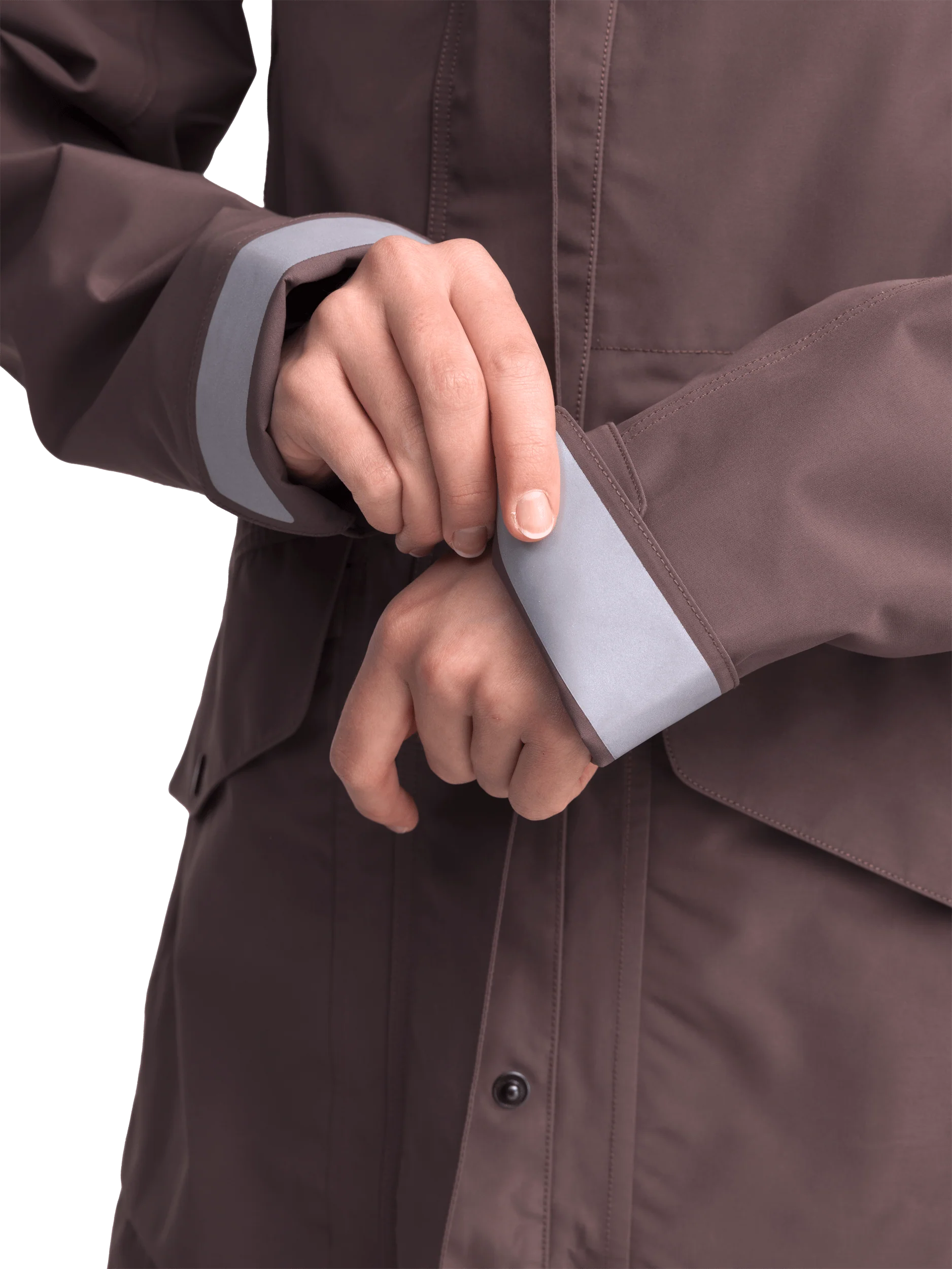 WOMENS FUNCTION PARKA ASH PURPLE - Image 7