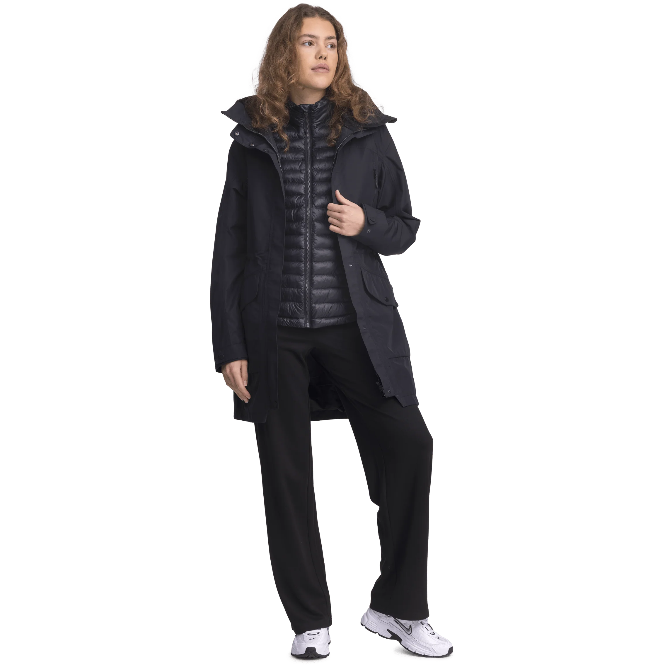WOMENS FUNCTION PARKA BLACK - Image 2