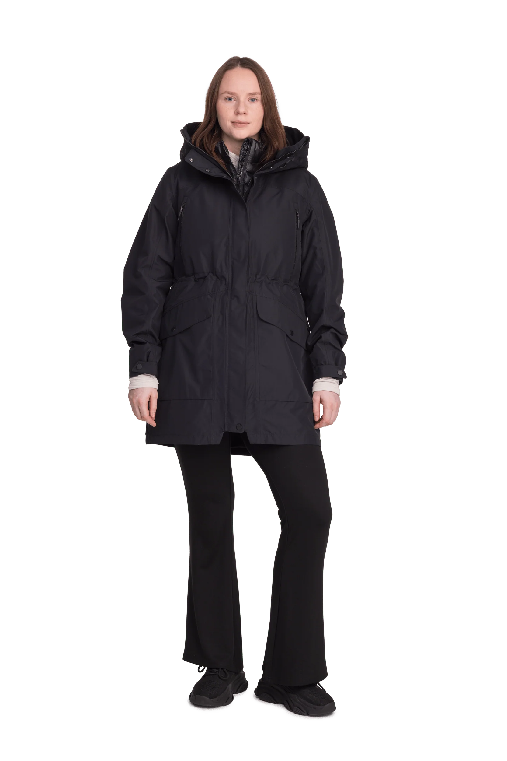 WOMENS FUNCTION PARKA BLACK - Image 7