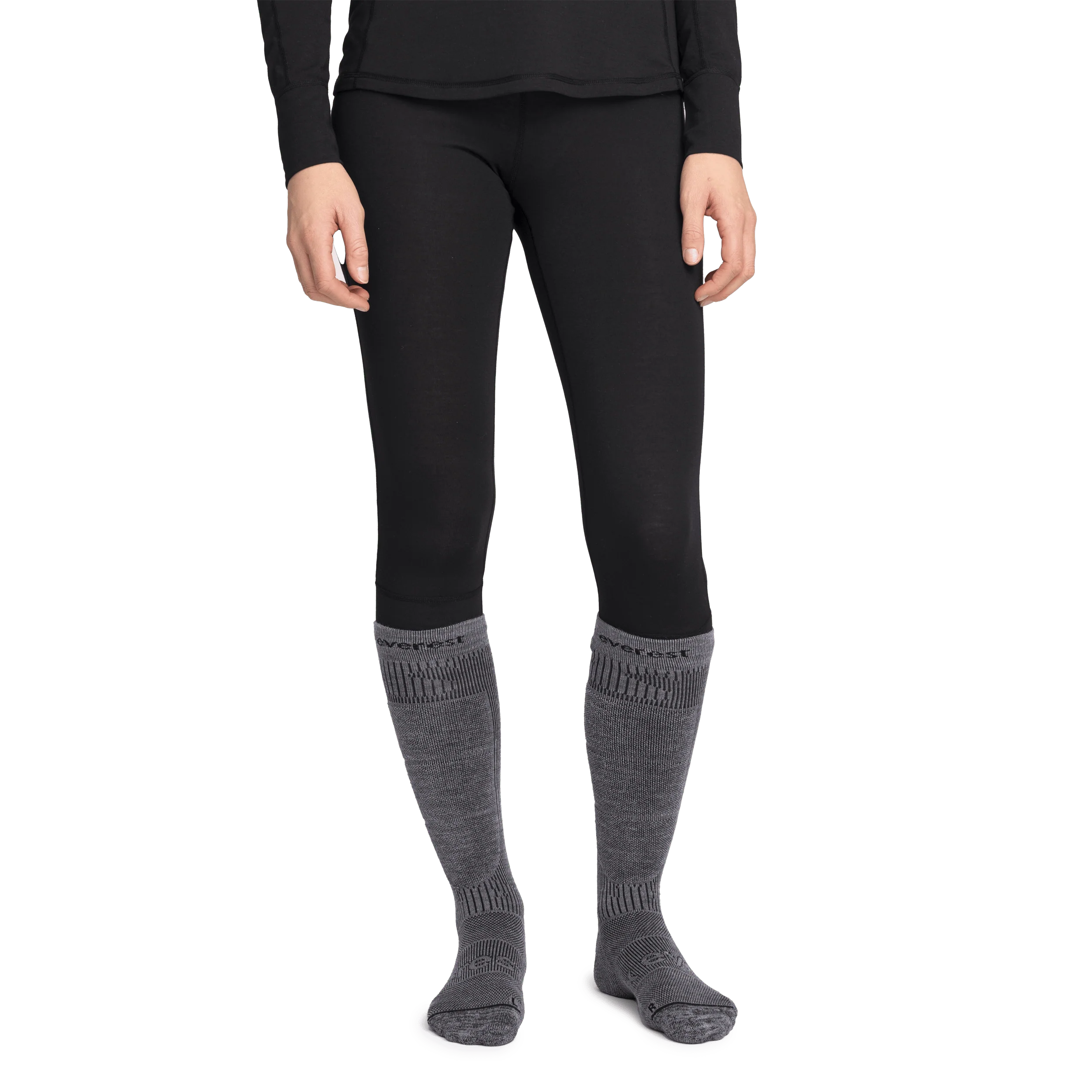 BASE LAYER 3/4 PANTS BLACK