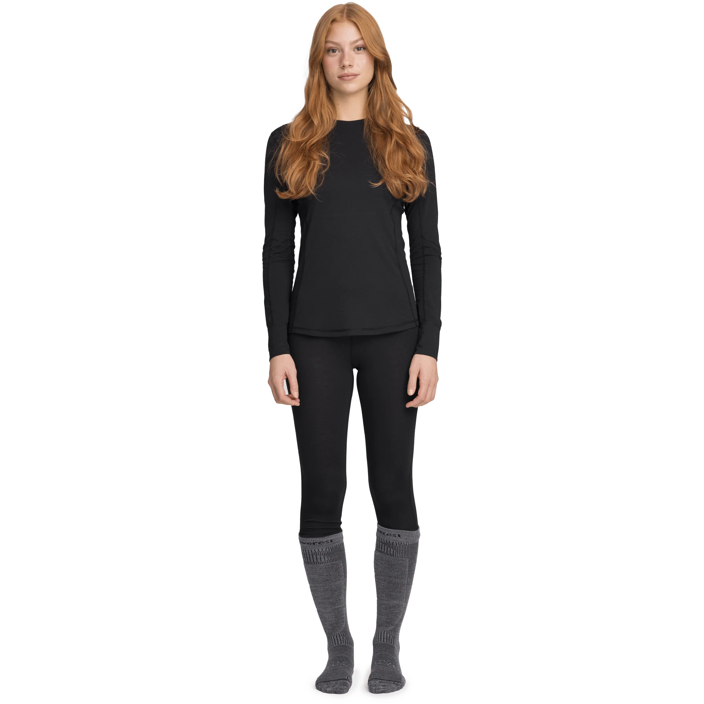 BASE LAYER 3/4 PANTS BLACK - Image 2