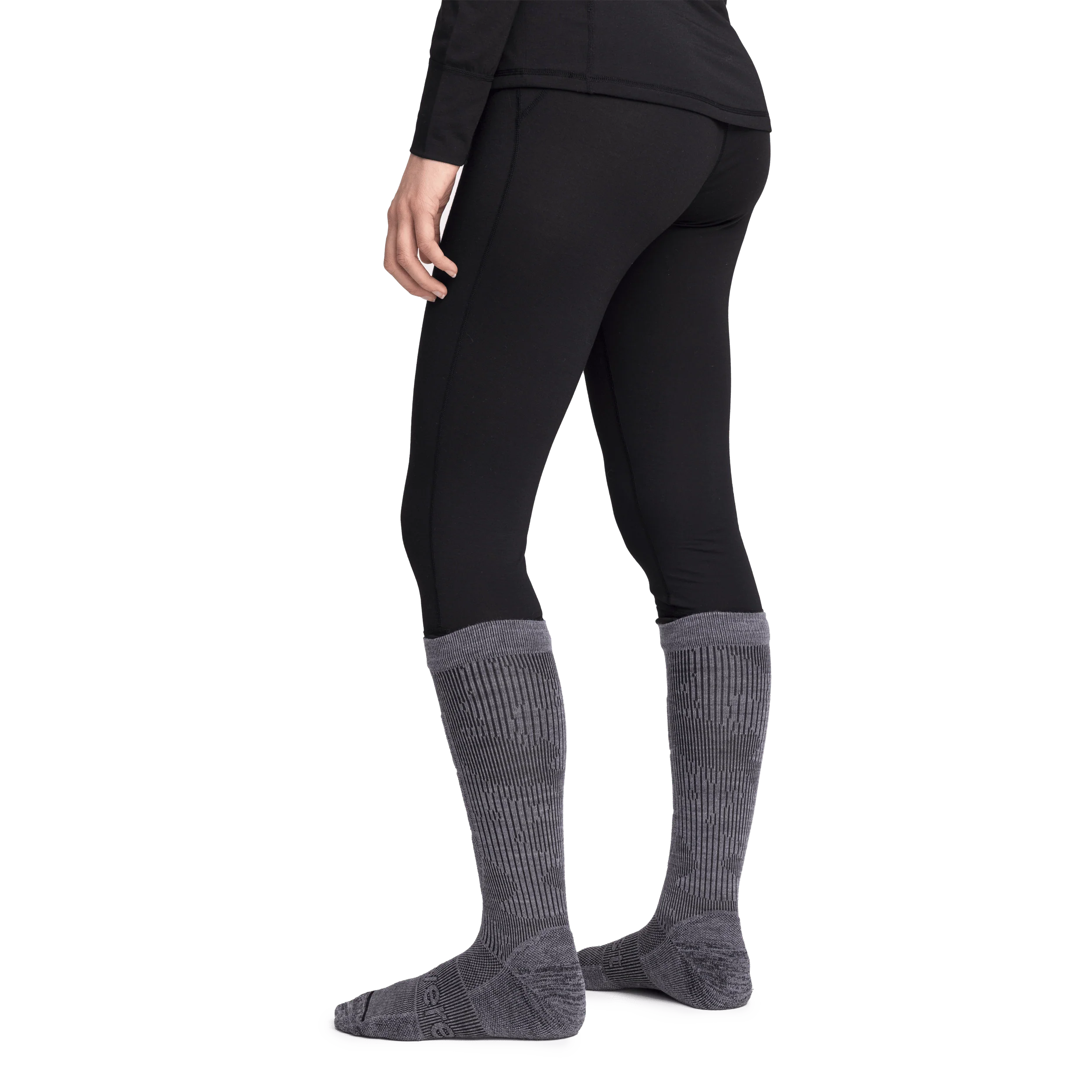BASE LAYER 3/4 PANTS BLACK - Image 3