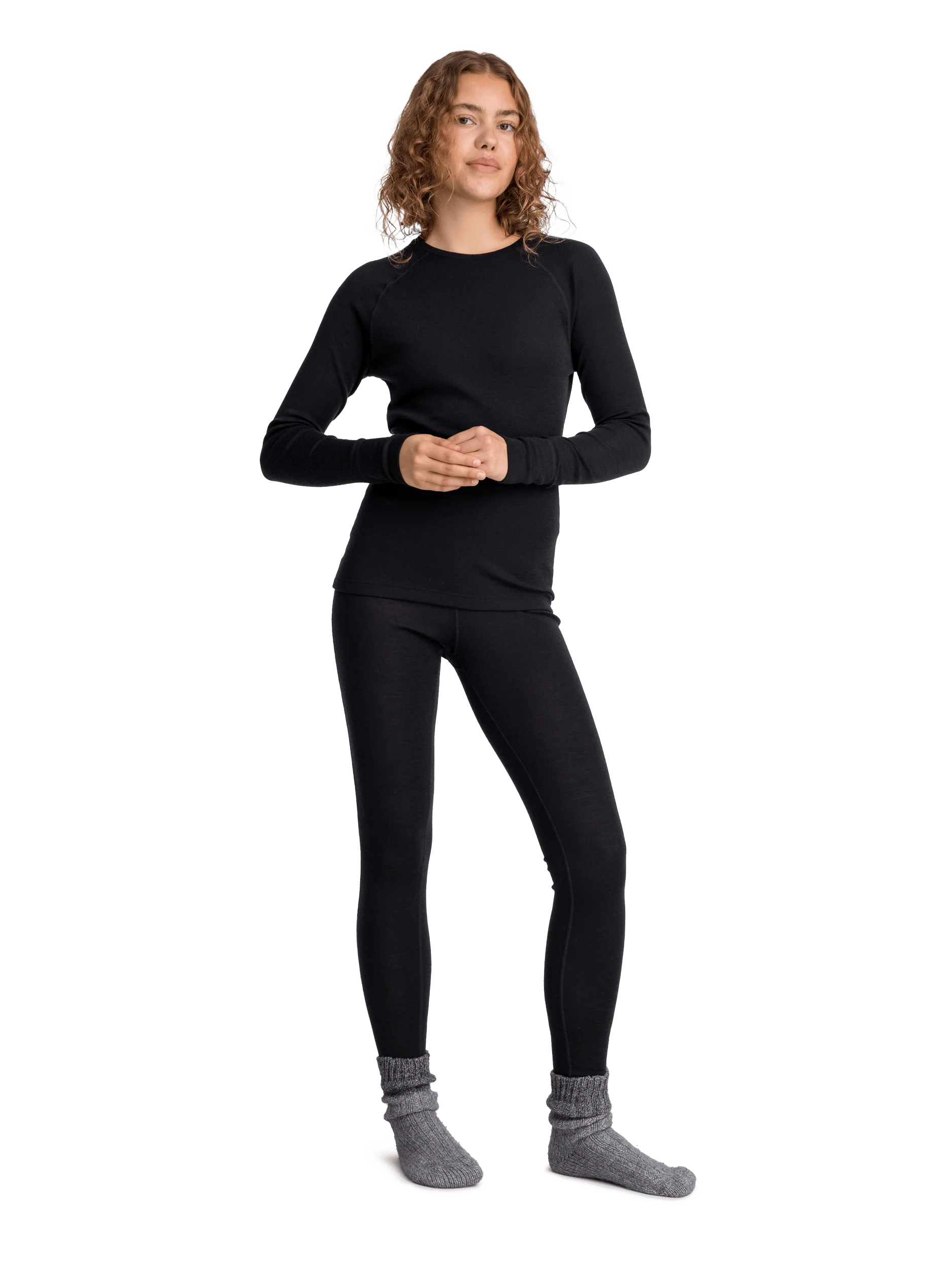 100 WOOL SHIRT BLACK - Image 4