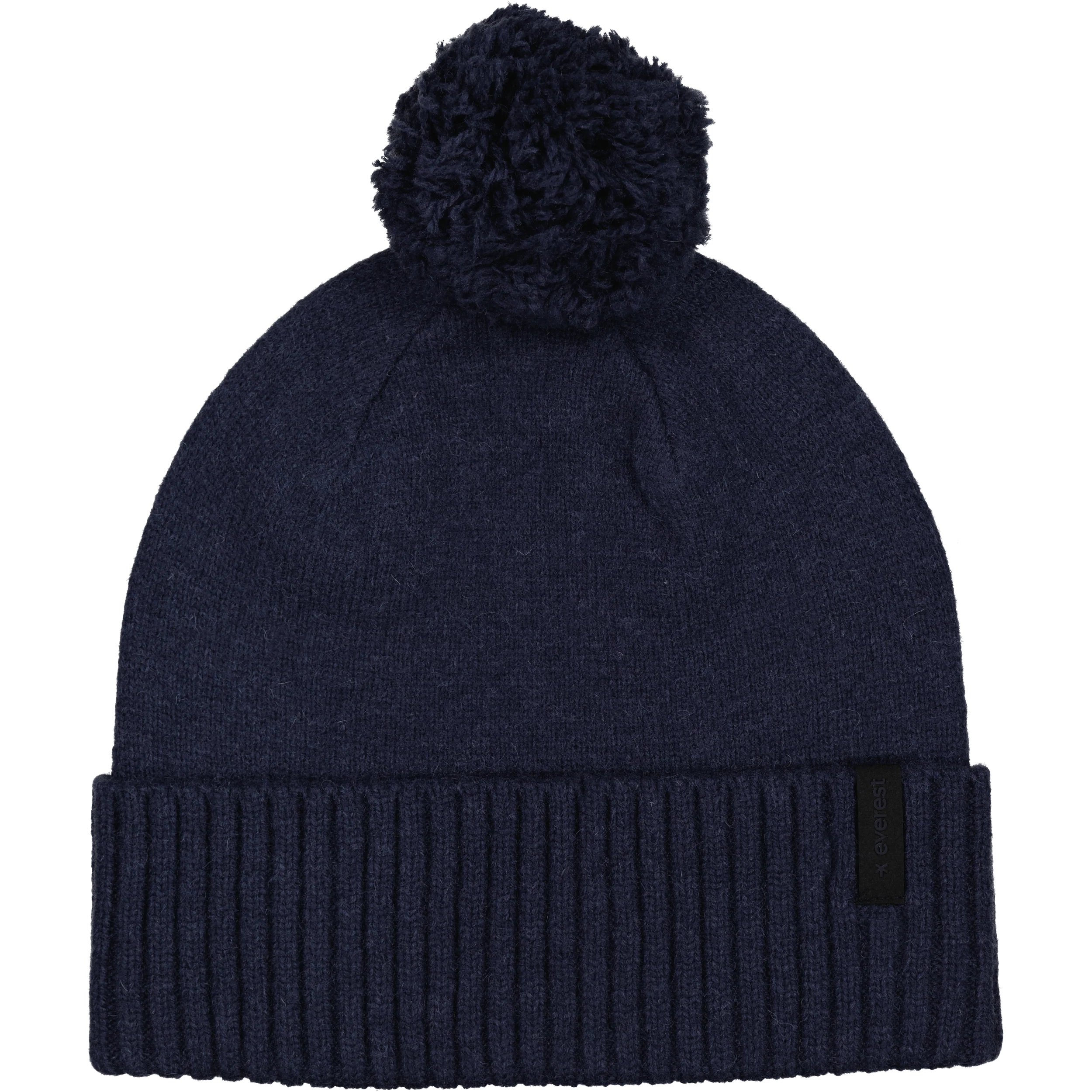 WOOL POM BEANIE NAVY - Image 2