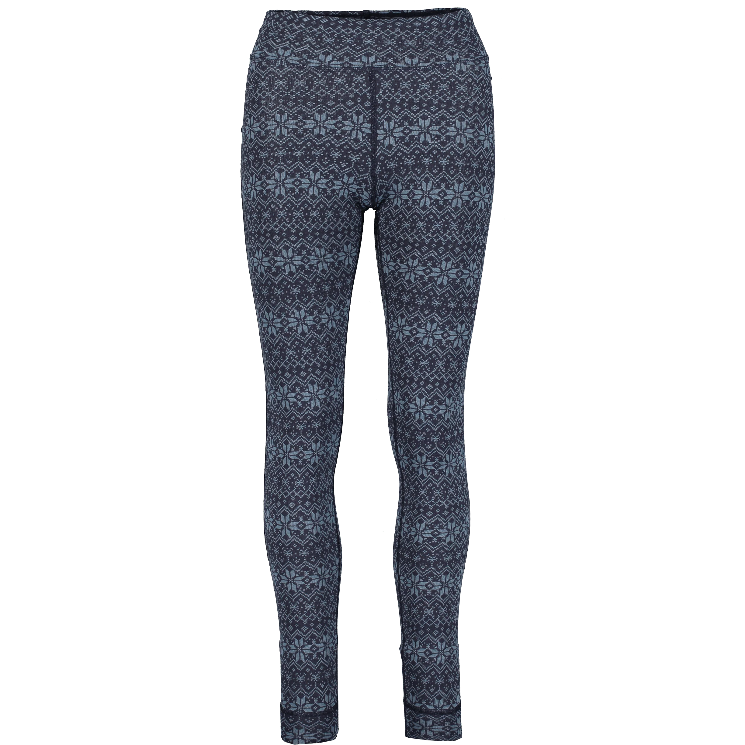 WOOL BASE LAYER PANT NAVY PATTERN WOMEN - Image 3
