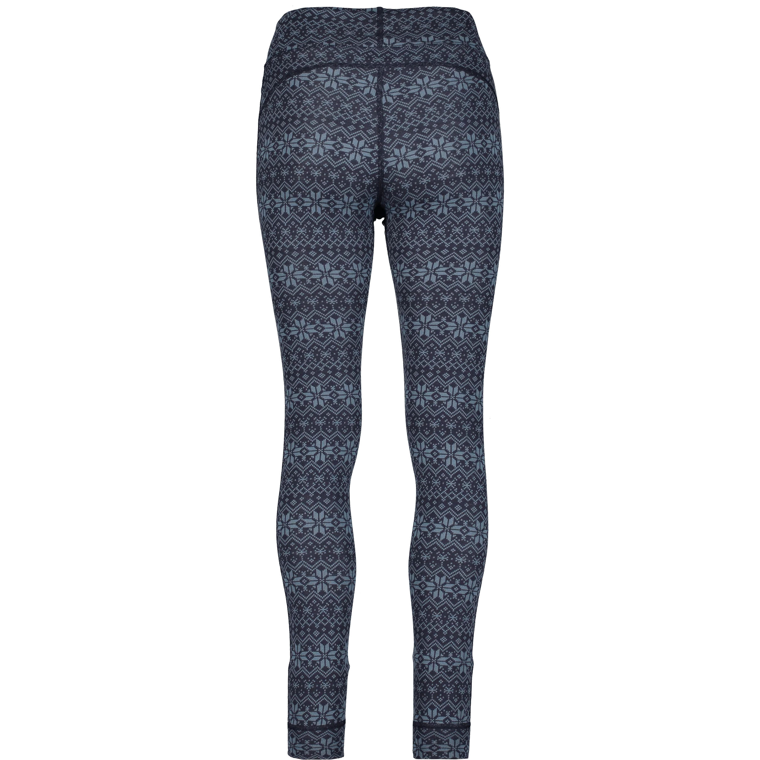 WOOL BASE LAYER PANT NAVY PATTERN WOMEN - Image 4