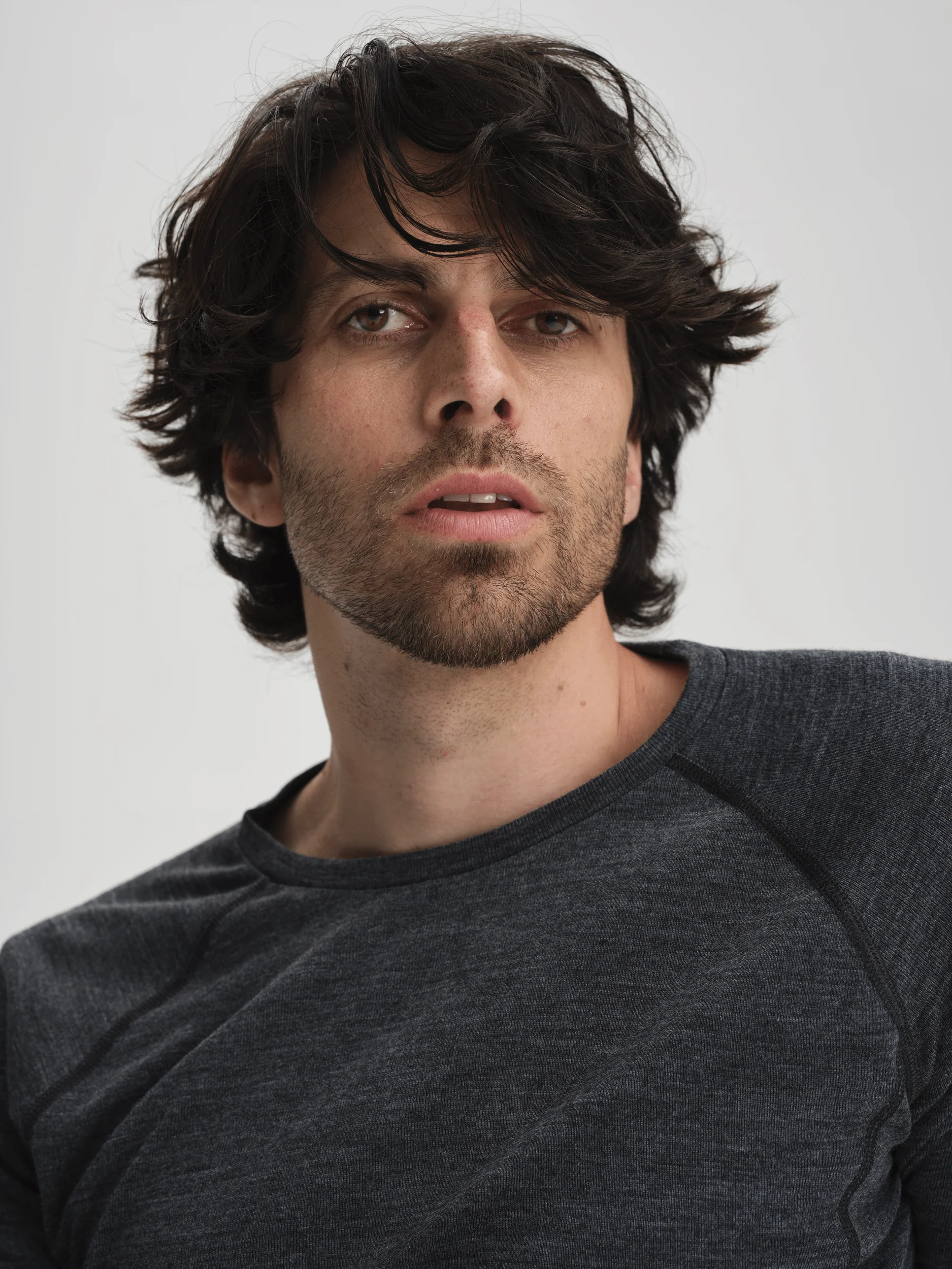 WOOL FIRST LAYER  SHIRT GREY MELANGE - Image 4