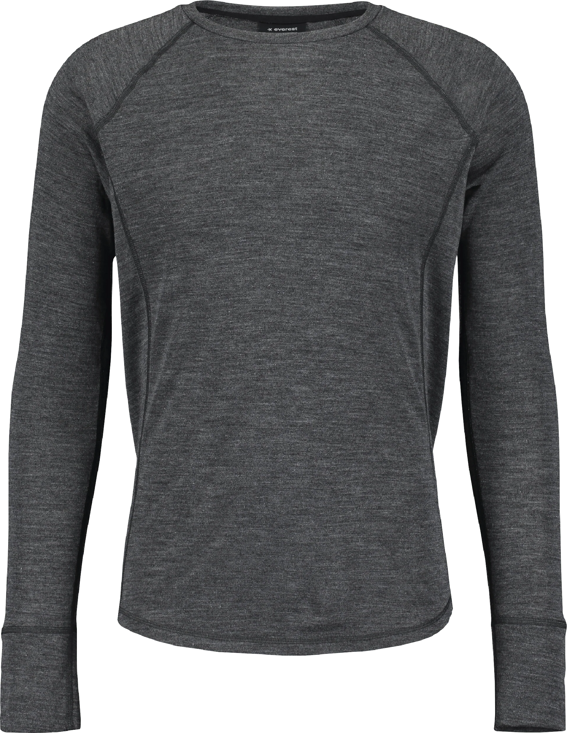 WOOL FIRST LAYER  SHIRT GREY MELANGE - Image 6