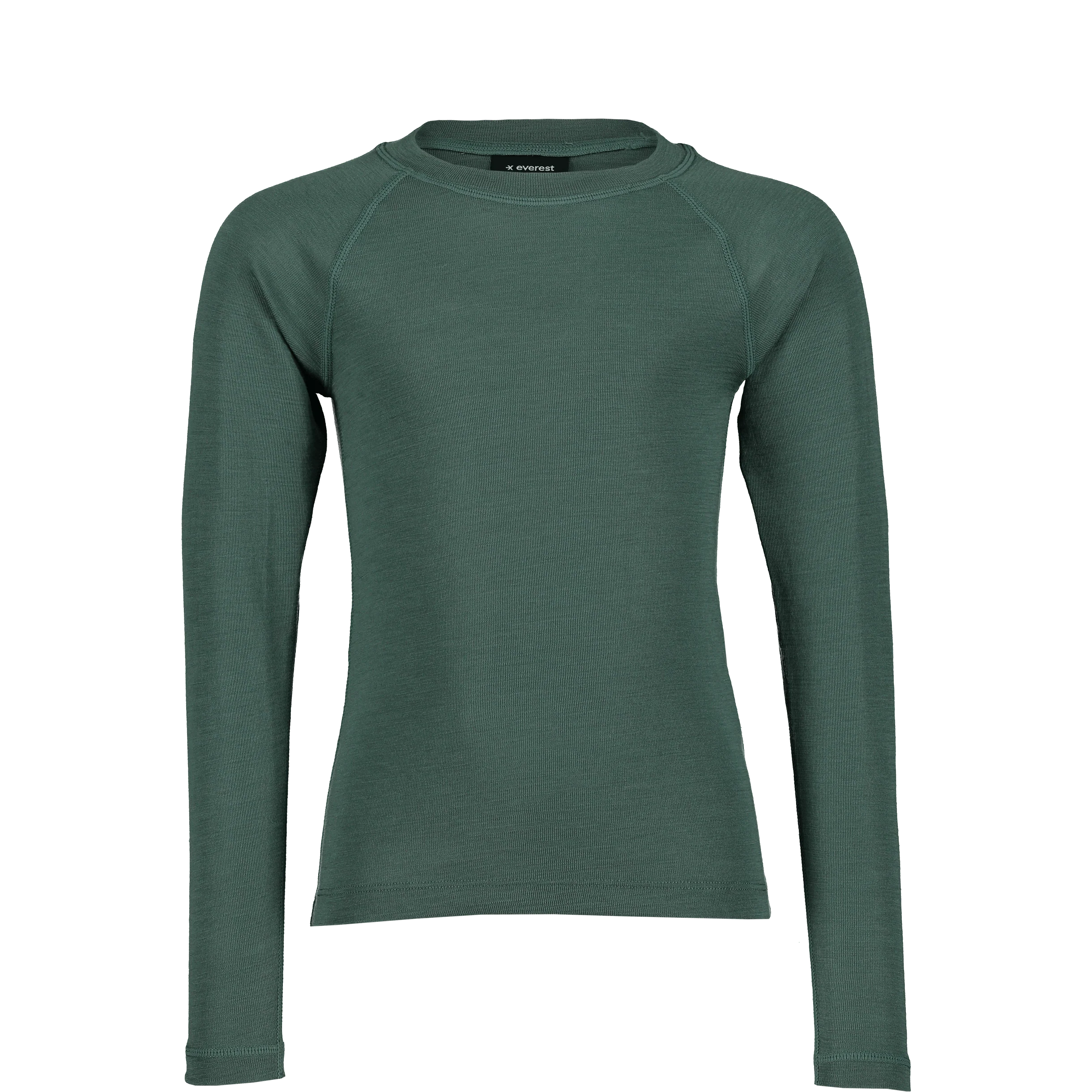 WOOL FIRST LAYER SHIRT KHAKI GREEN - Image 5