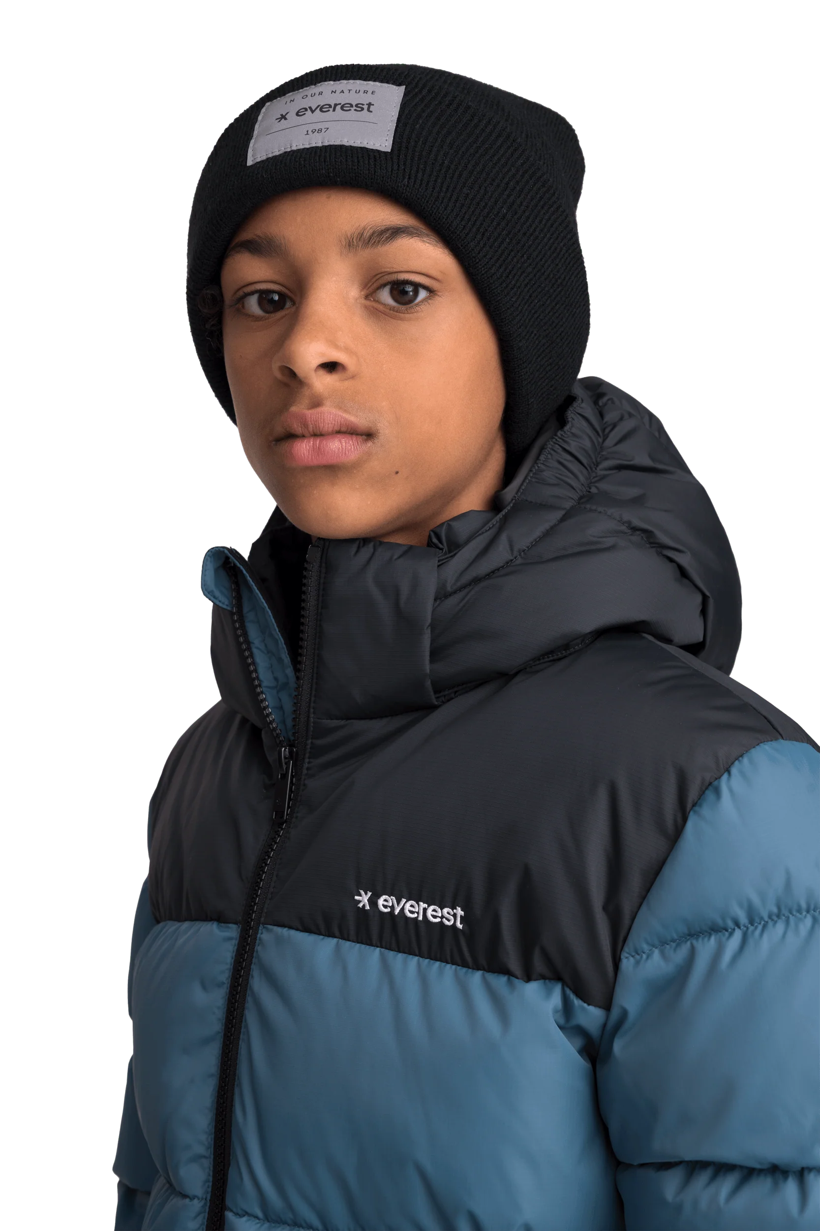 YAZZ JACKET DENIM BLUE/BLACK - Image 4