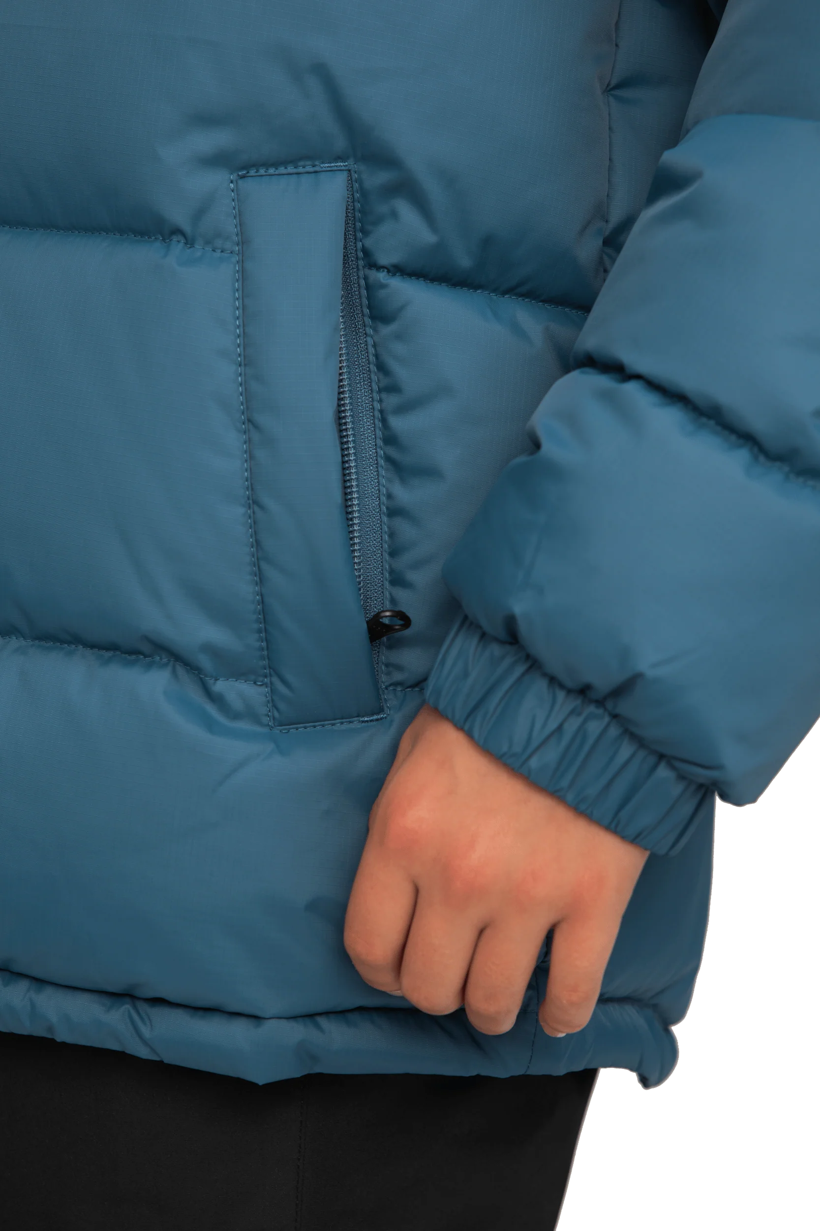 YAZZ JACKET DENIM BLUE/BLACK - Image 5