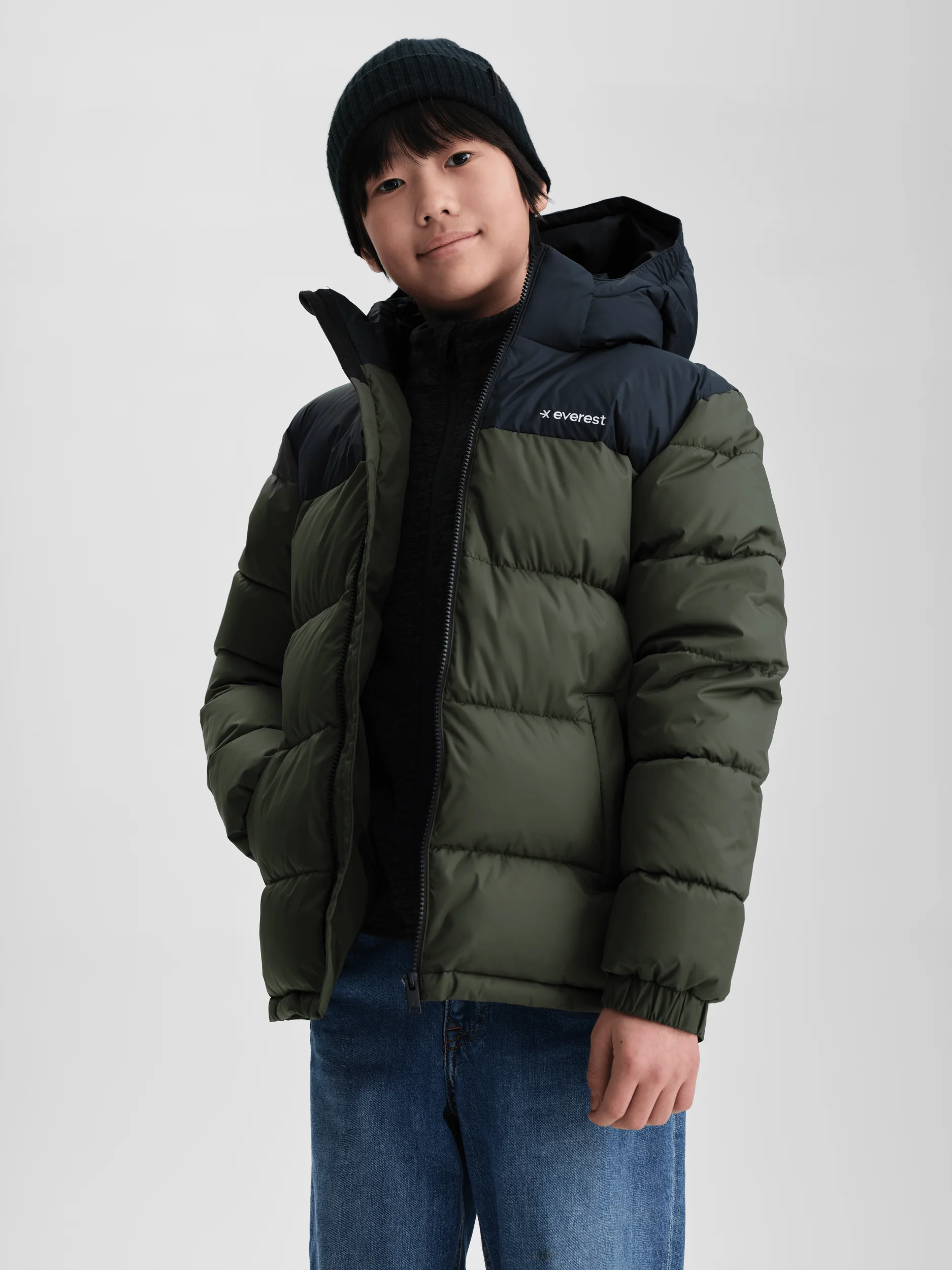YAZZ JACKET RICH KHAKI/BLACK