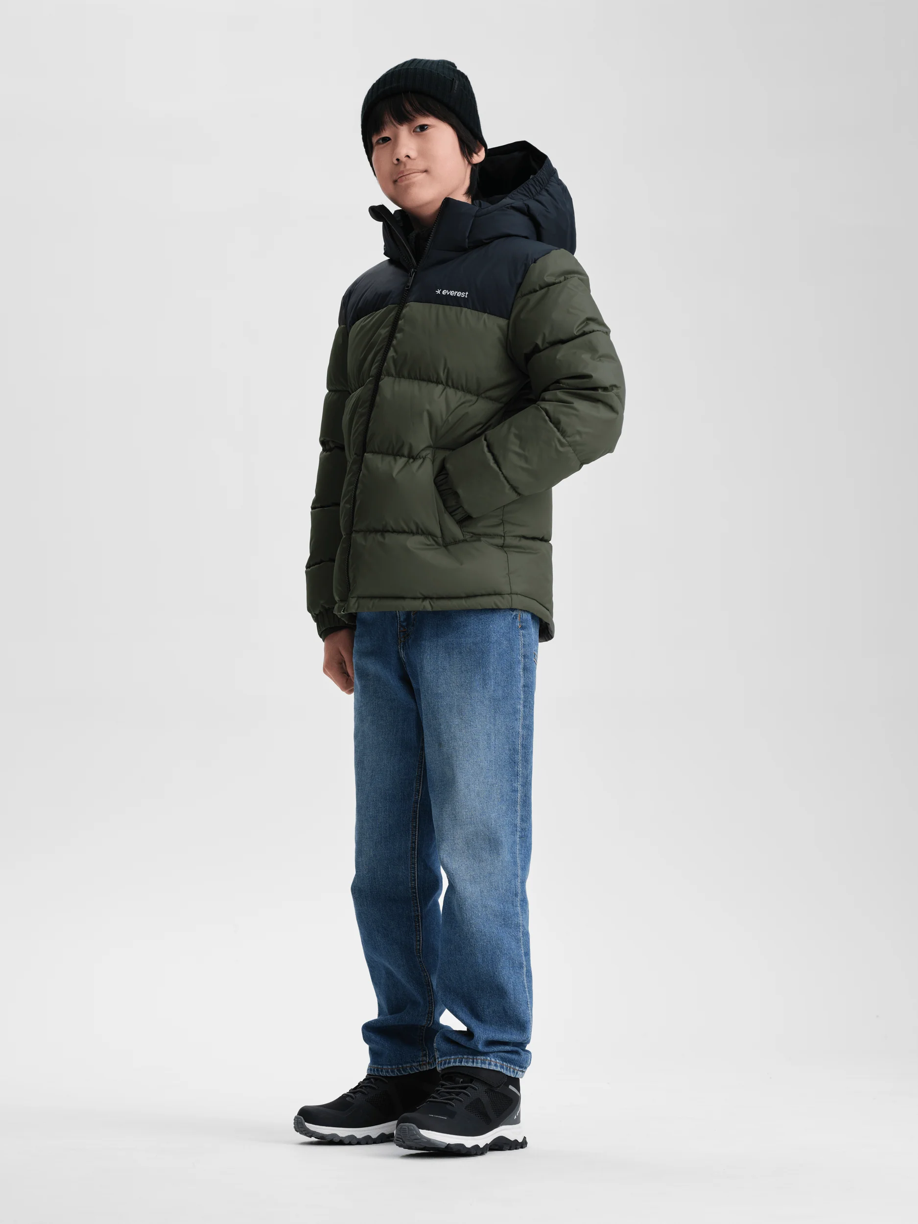 YAZZ JACKET RICH KHAKI/BLACK - Image 2