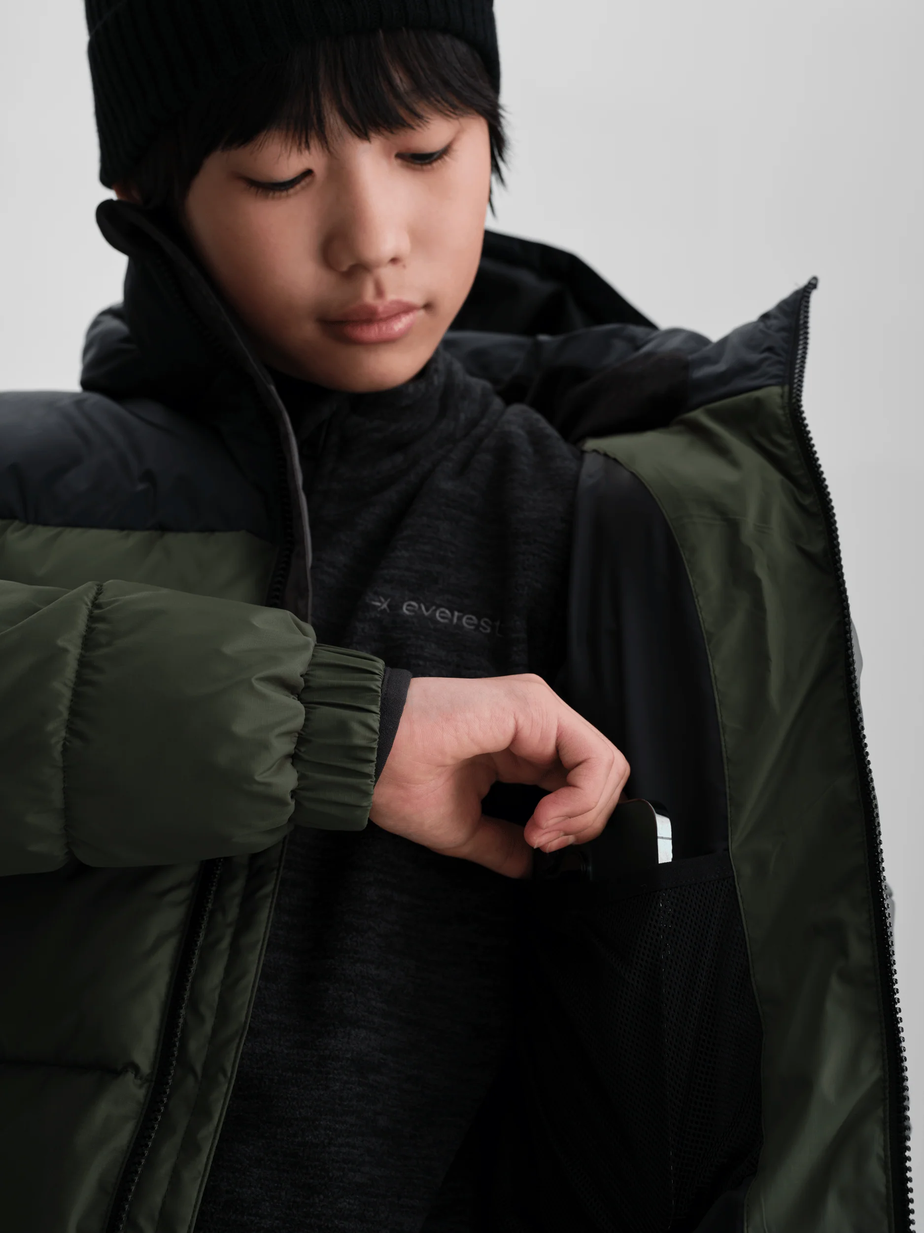 YAZZ JACKET RICH KHAKI/BLACK - Image 5