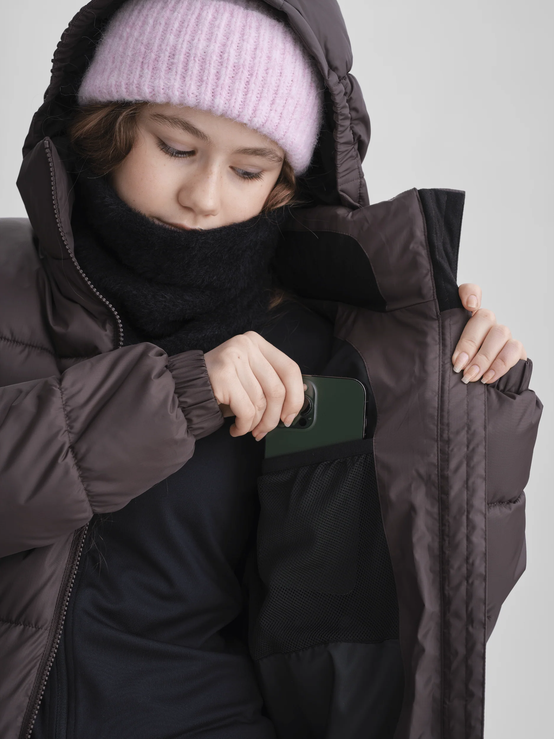 YAZZA COAT PLUM SLATE - Image 5
