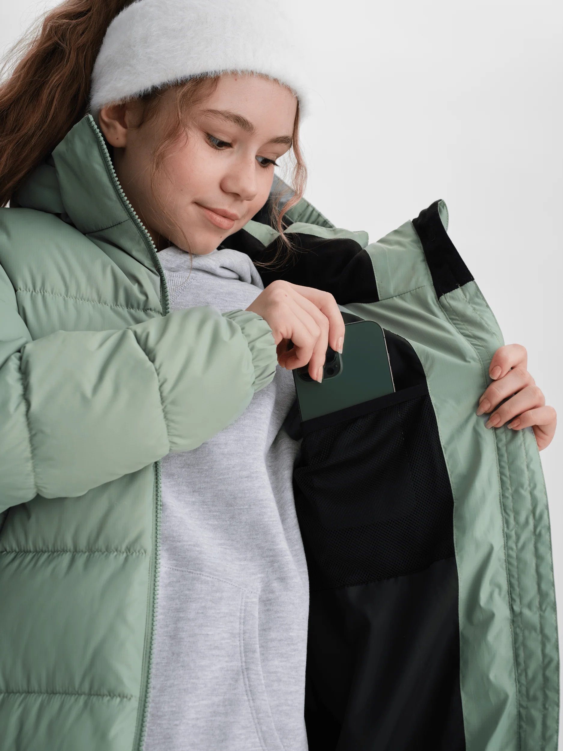 YAZZA COAT SAGE MIST - Image 5