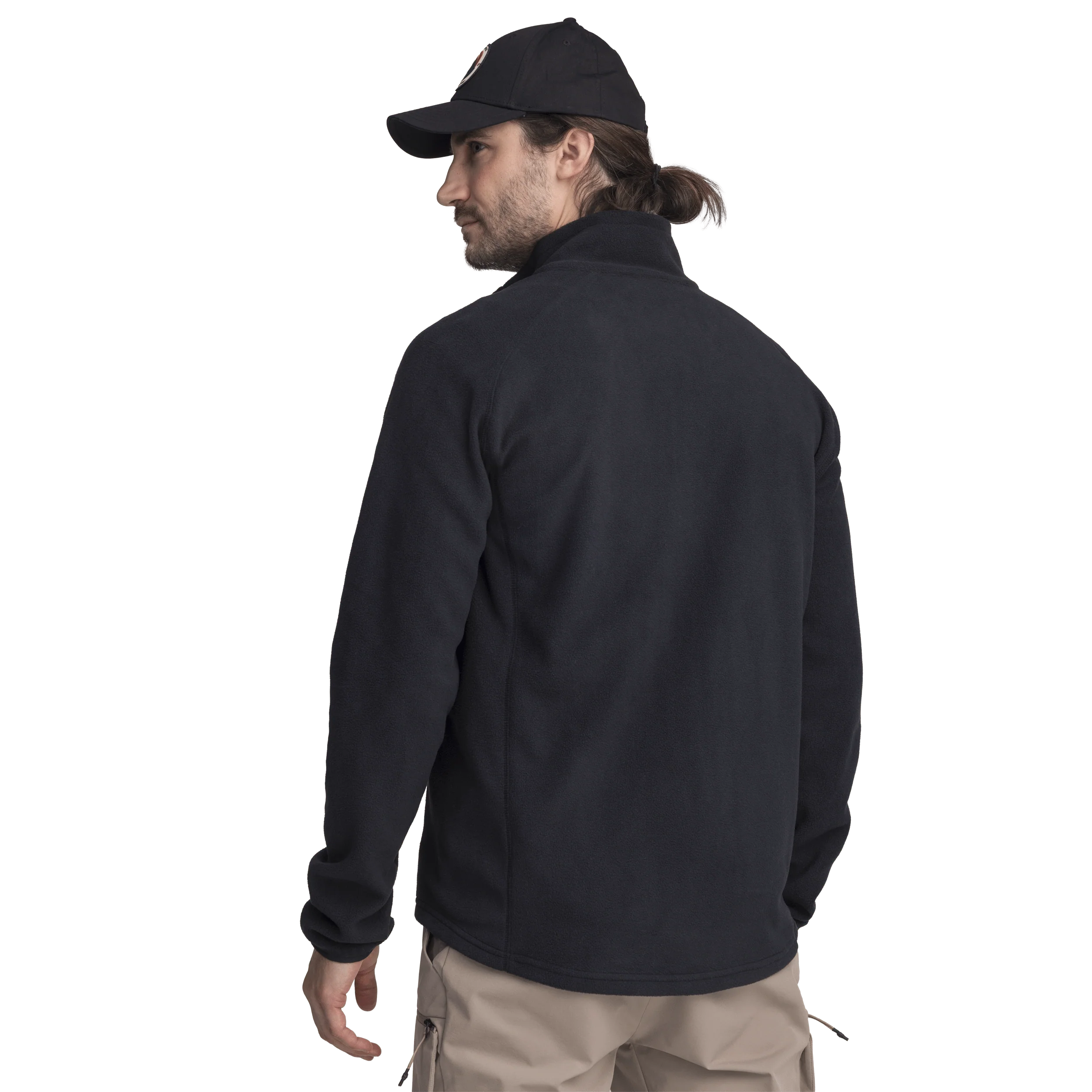 ZIP FLEECE JACKET BLACK MEN - Image 3