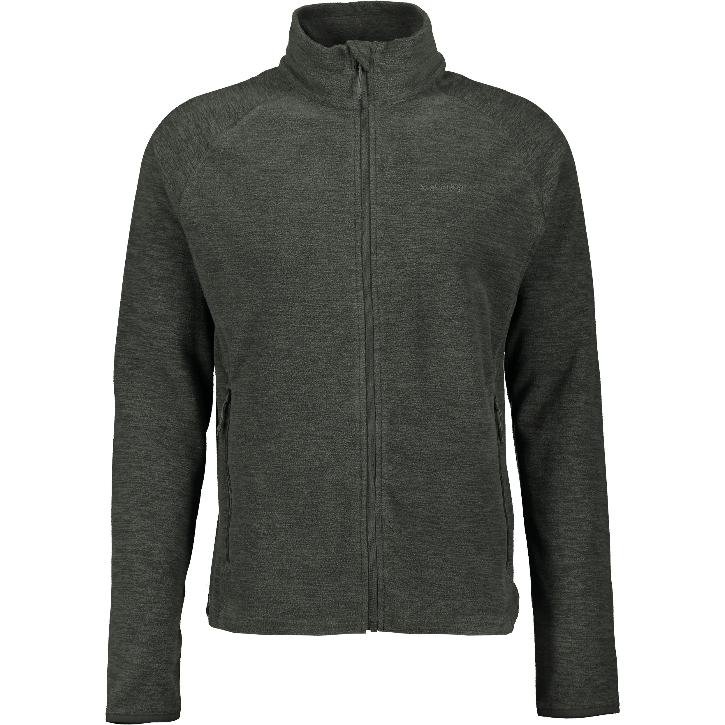 ZIP FLEECE JACKET DARK GREEN MELANGE MEN - Image 6