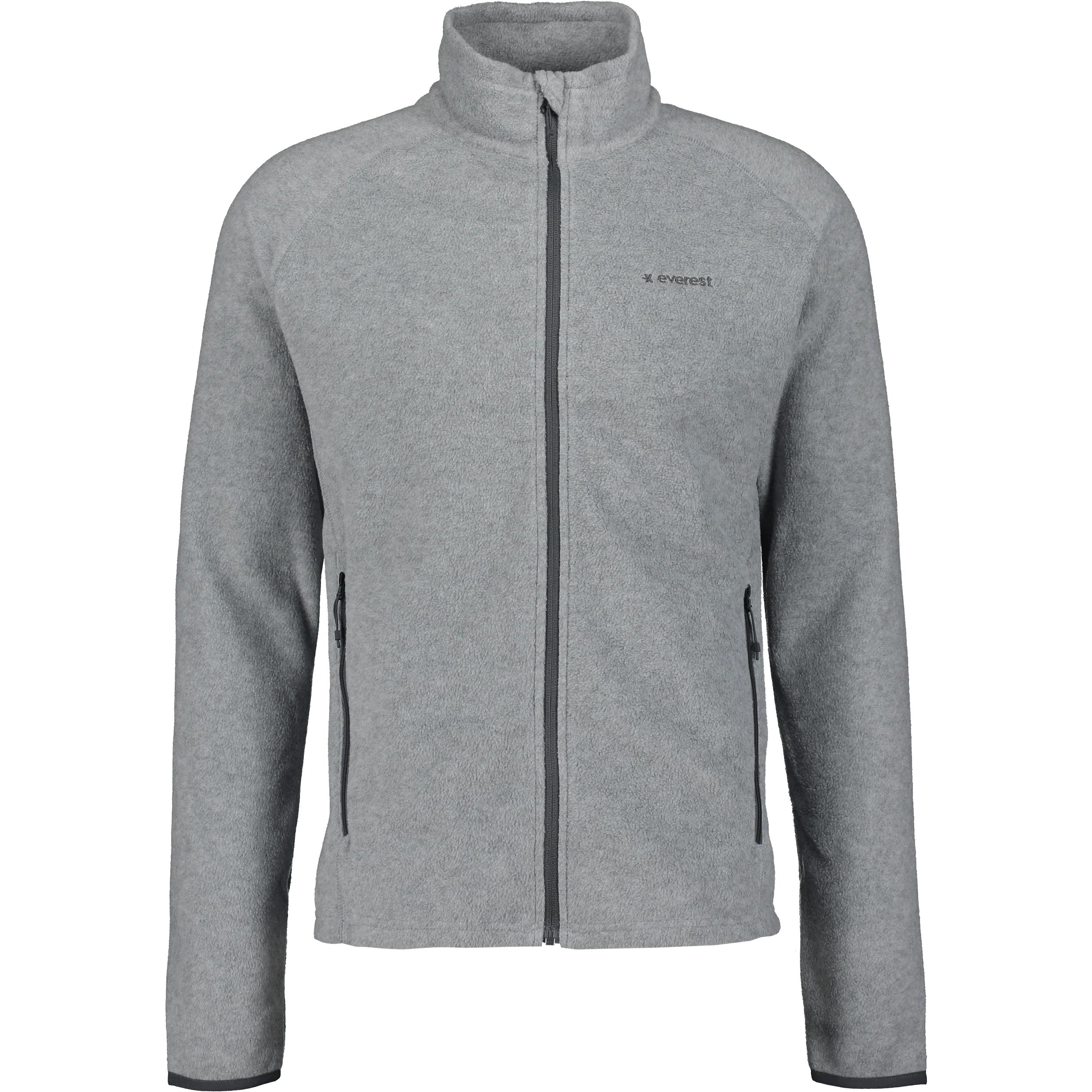 ZIP FLEECE JACKET GREY MELANGE MEN - Image 6