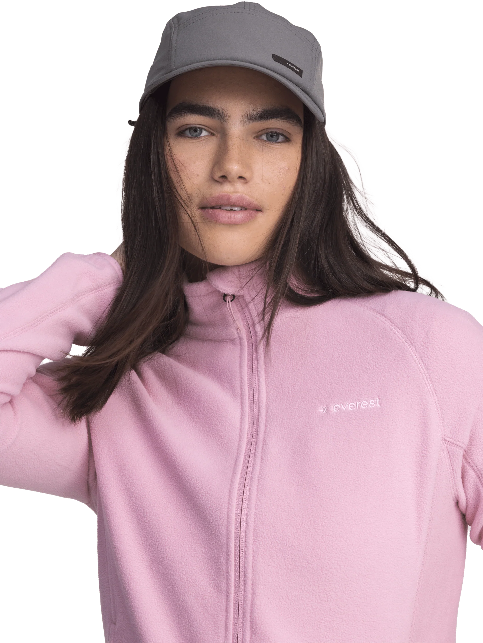 ZIP FLEECE JACKET BLOSSOM PINK - Image 4